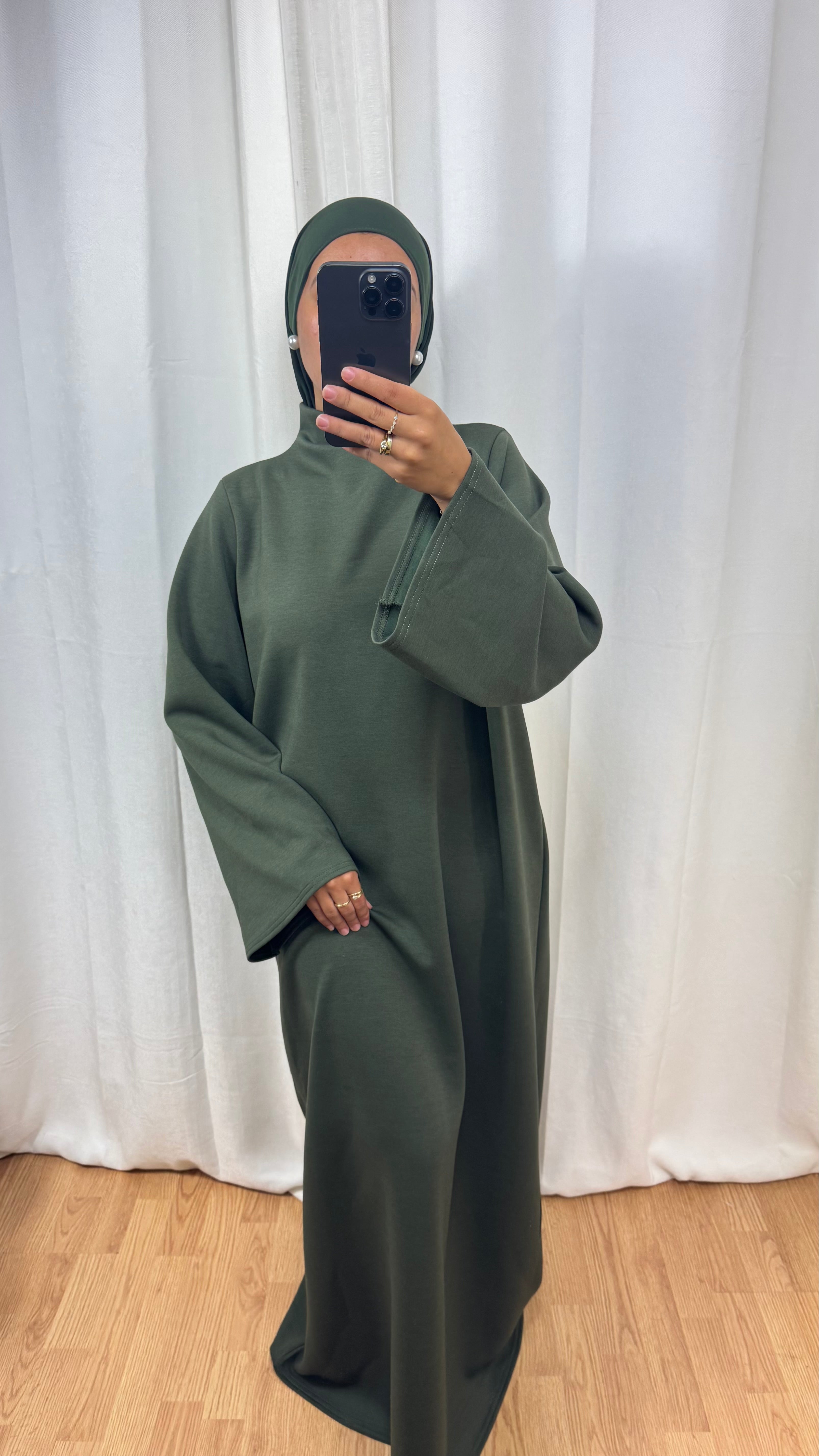 ABAYA HIVER -KAKI