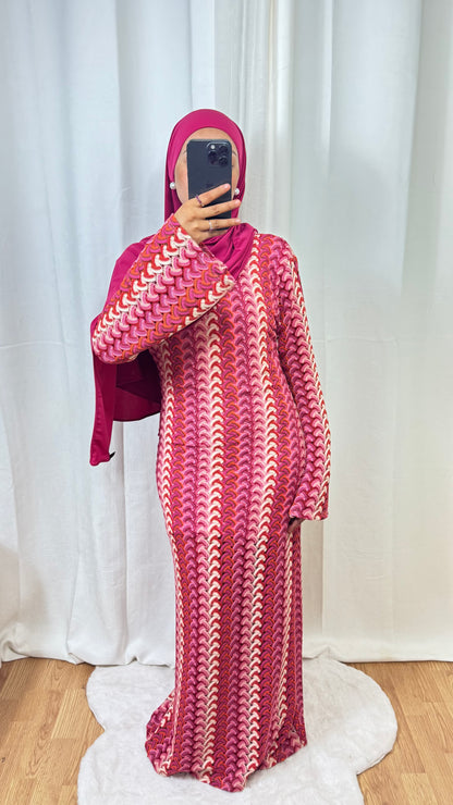 ROBE CROCHET - COUCHER DE SOLEIL