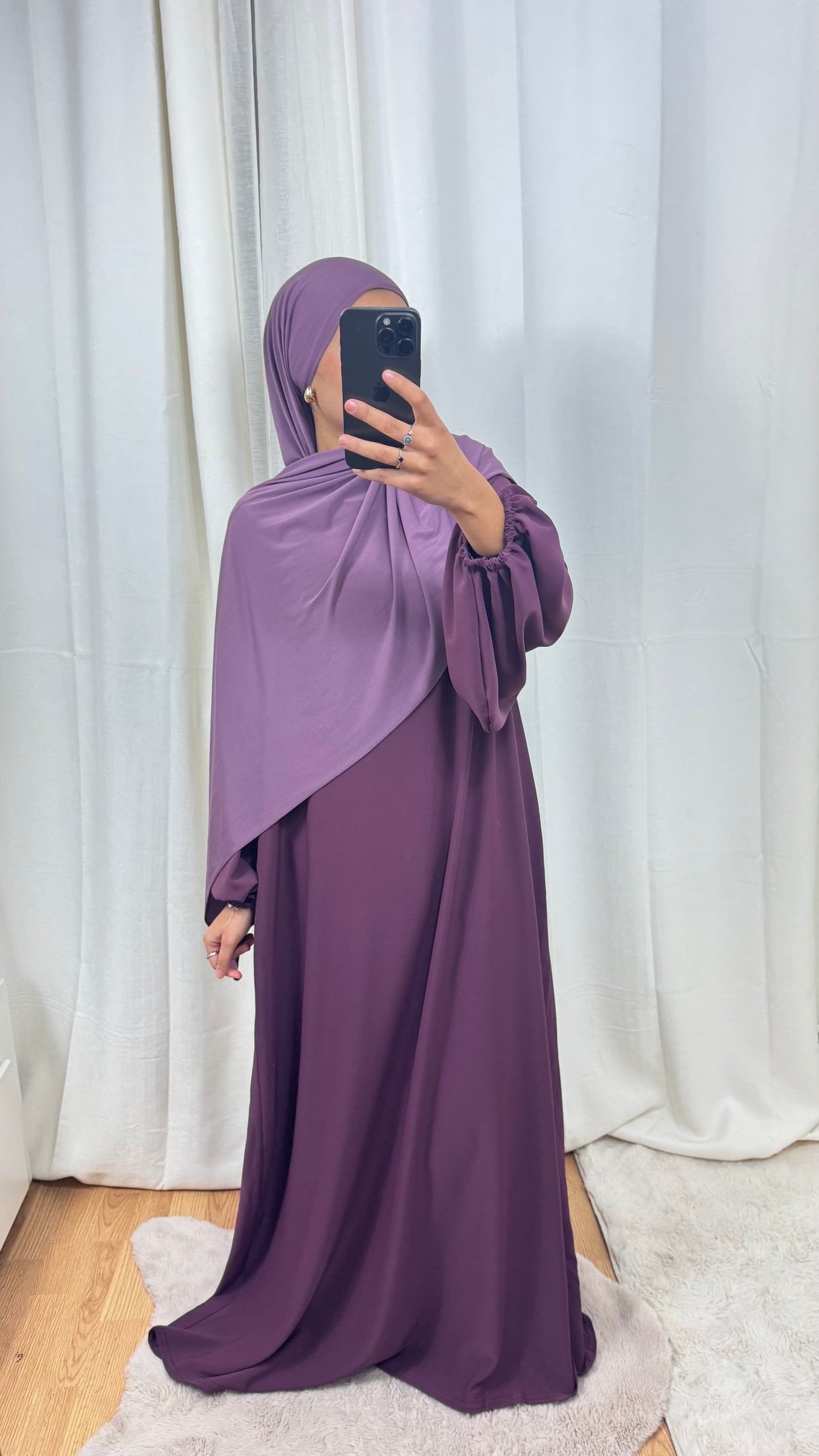 HIJAB JERSEY PREMIUM - VIOLET