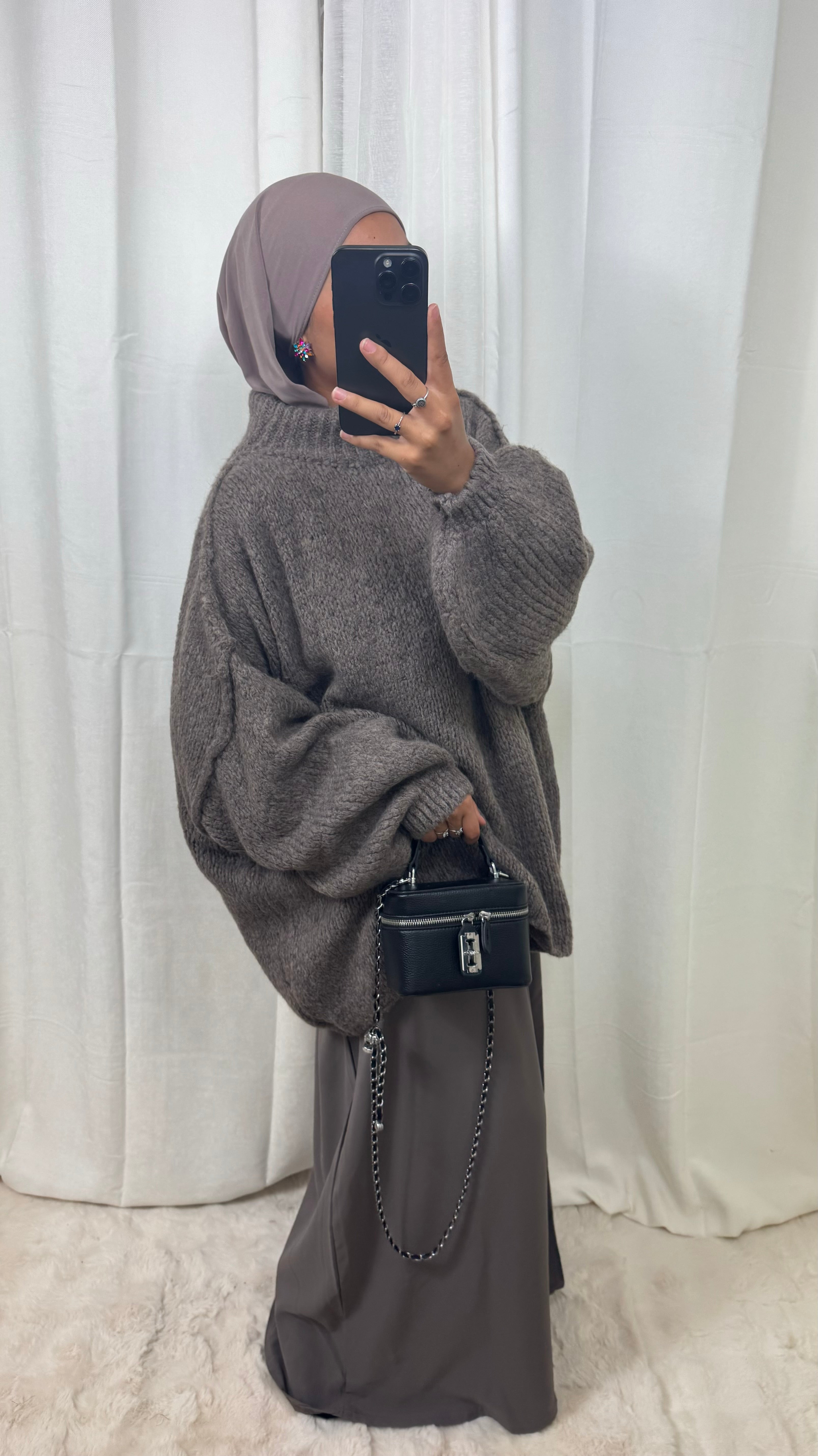 PULL LOLA - TAUPE