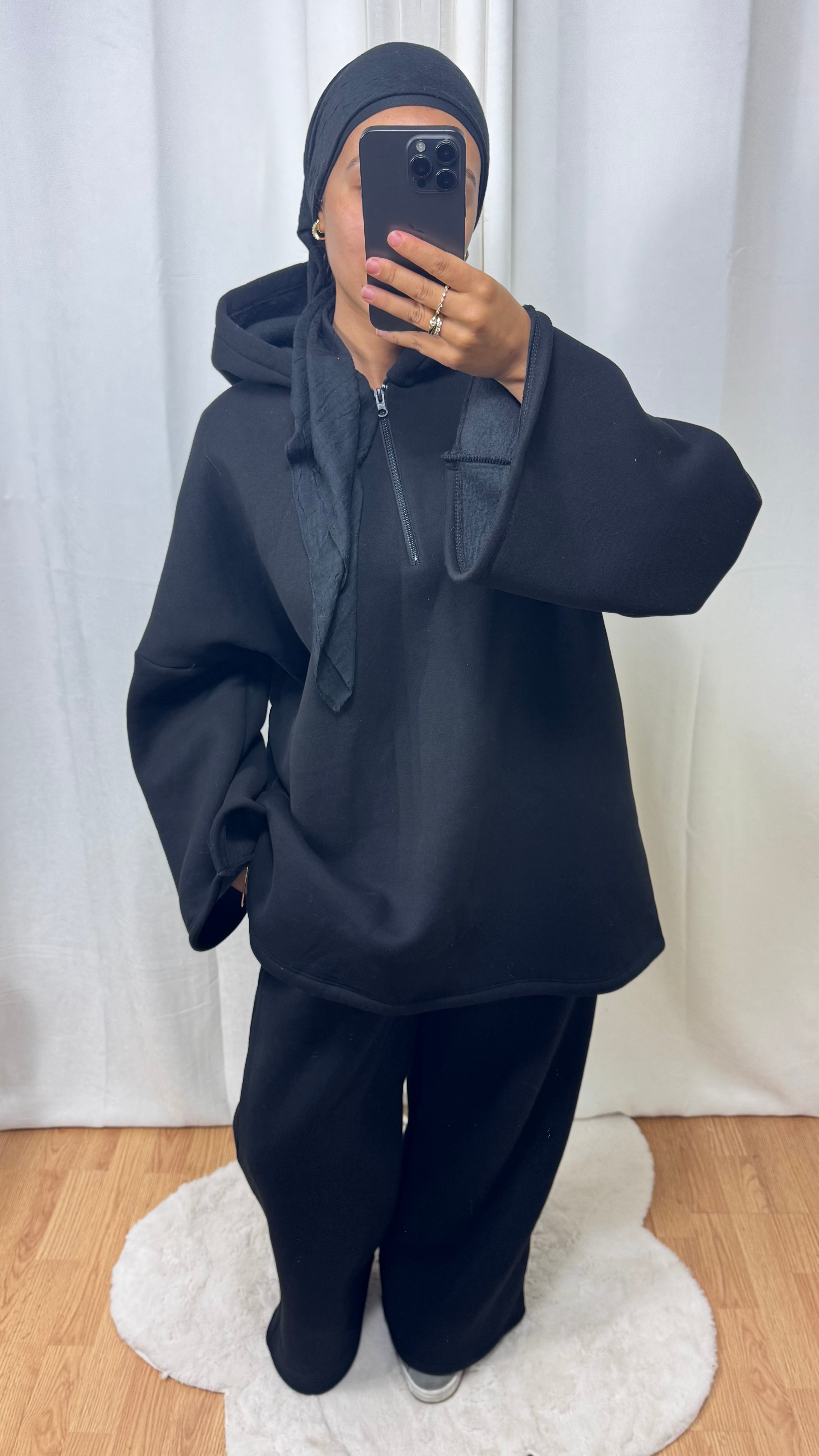 ENSEMBLE JOGGING OVERSIZE - NOIR
