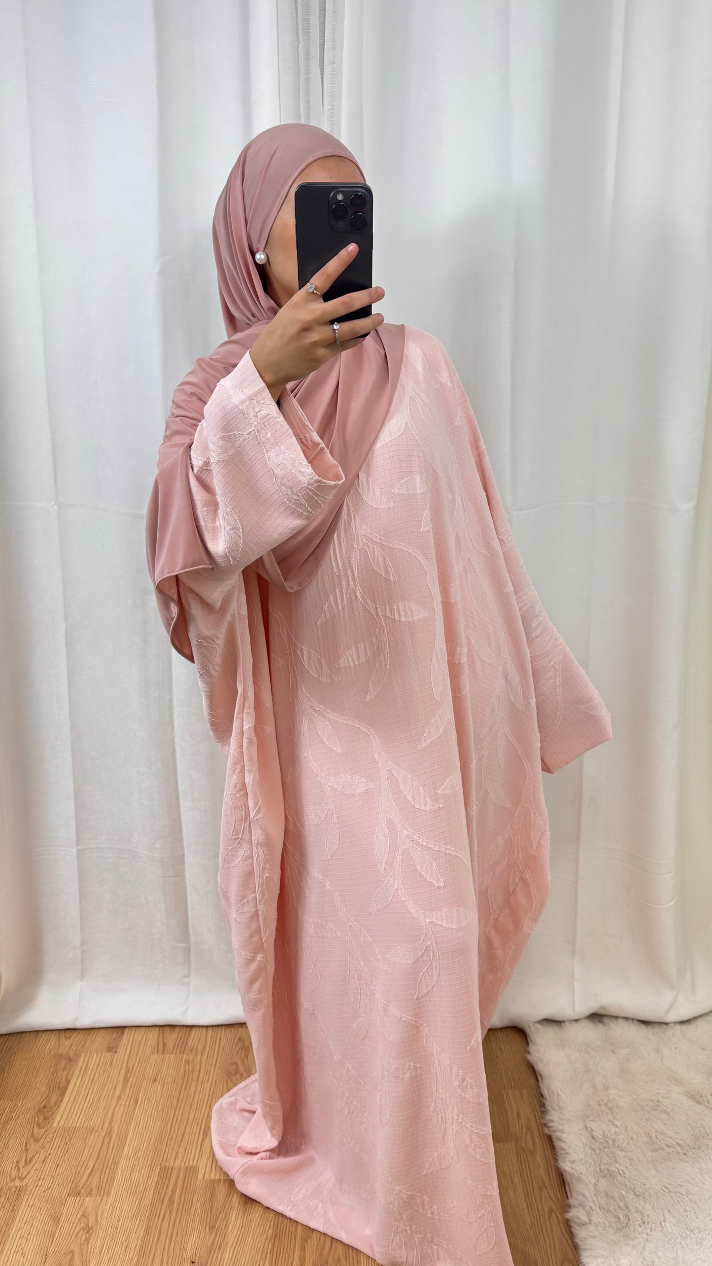 ABAYA FLORA - ROSE