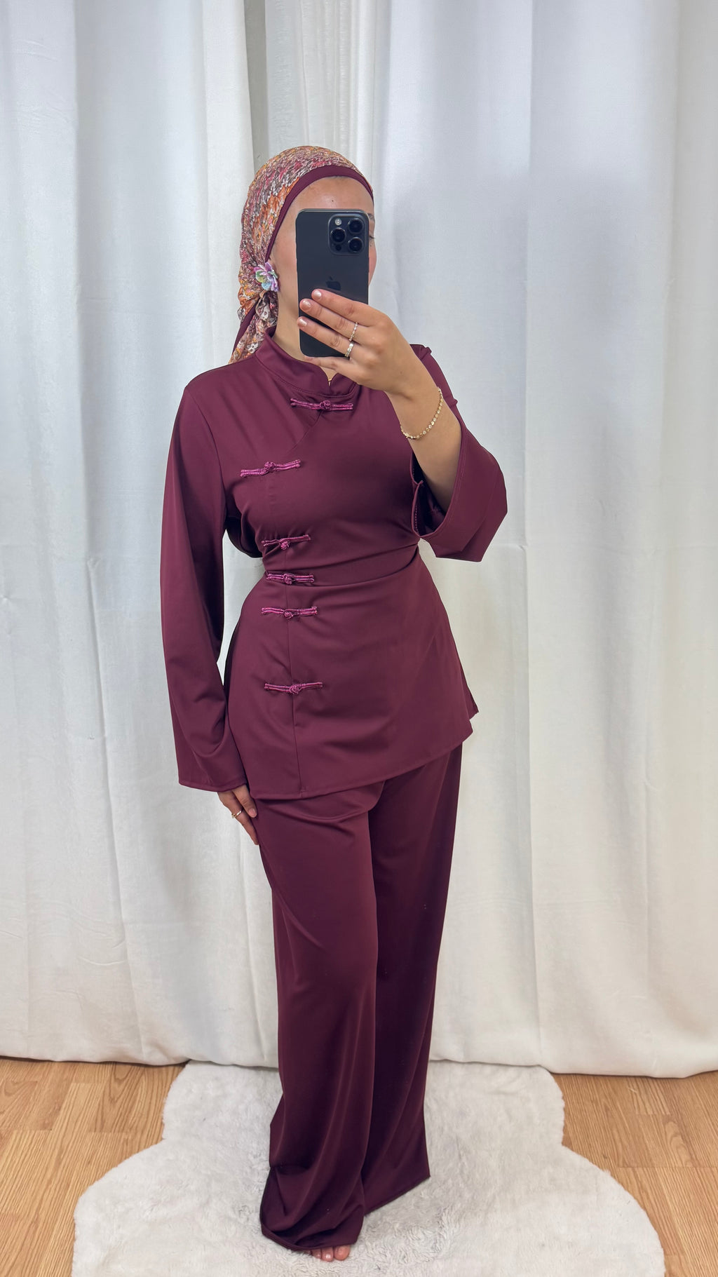 BURKINI SAKURA CINTRÉ - BORDEAUX