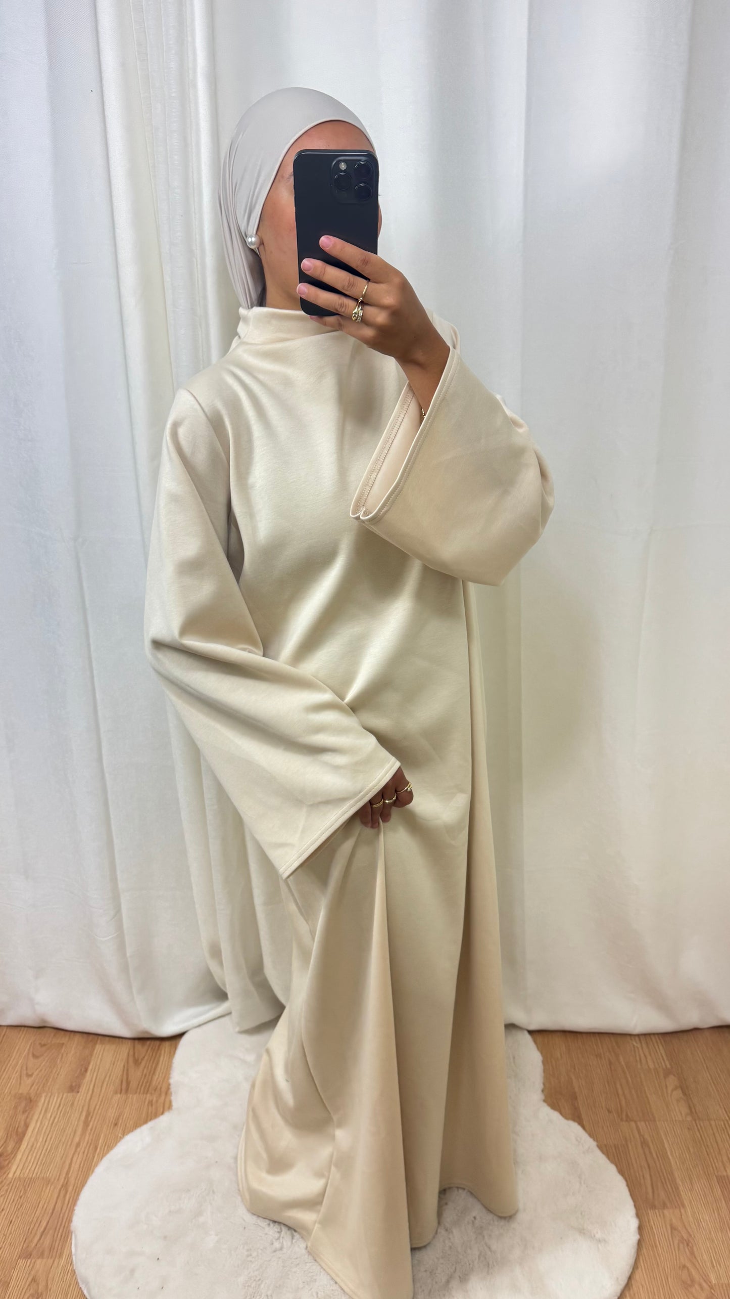 ABAYA HIVER - BEIGE