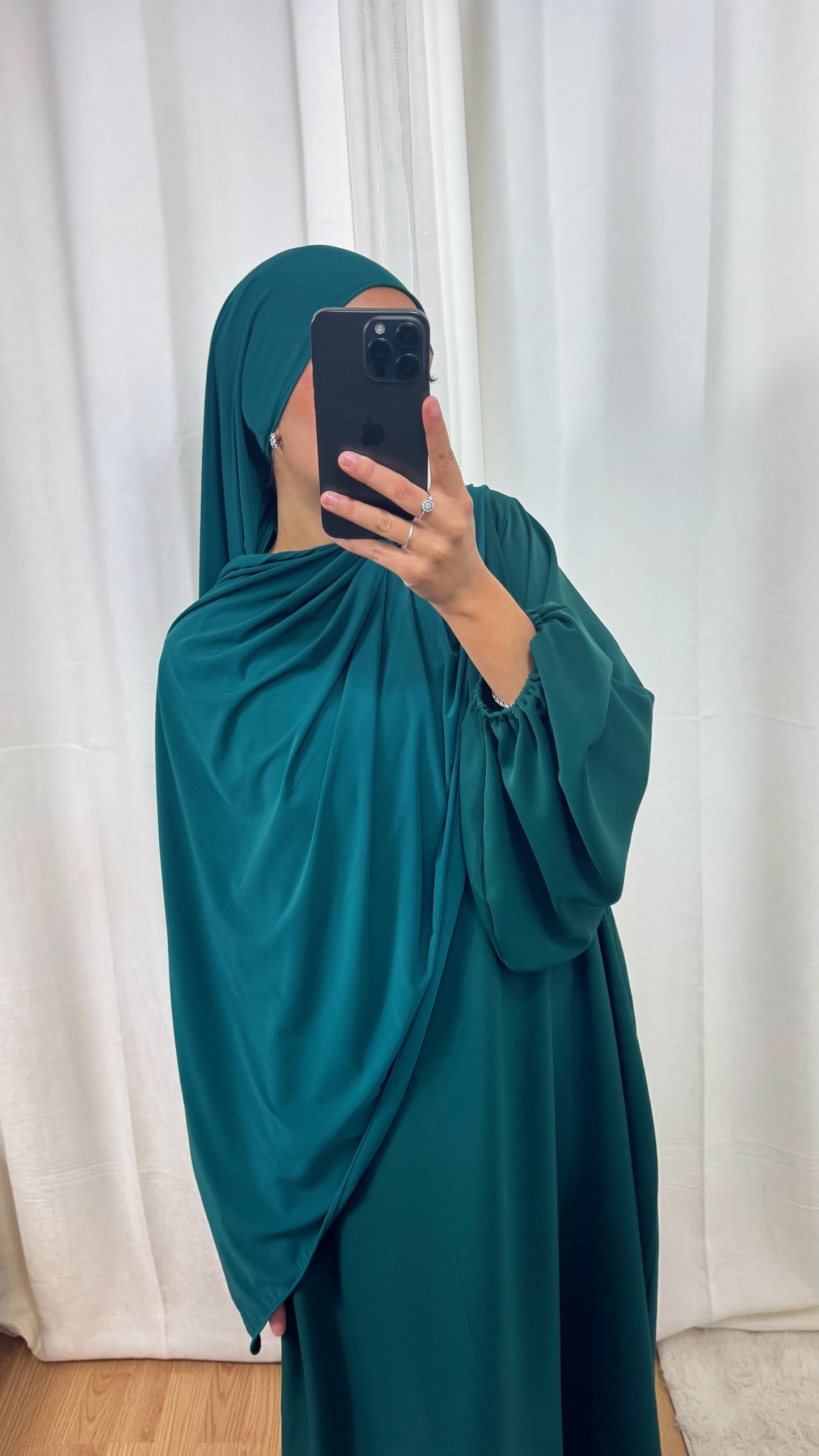 HIJAB JERSEY PREMIUM - VERT ÉMEURAUDE