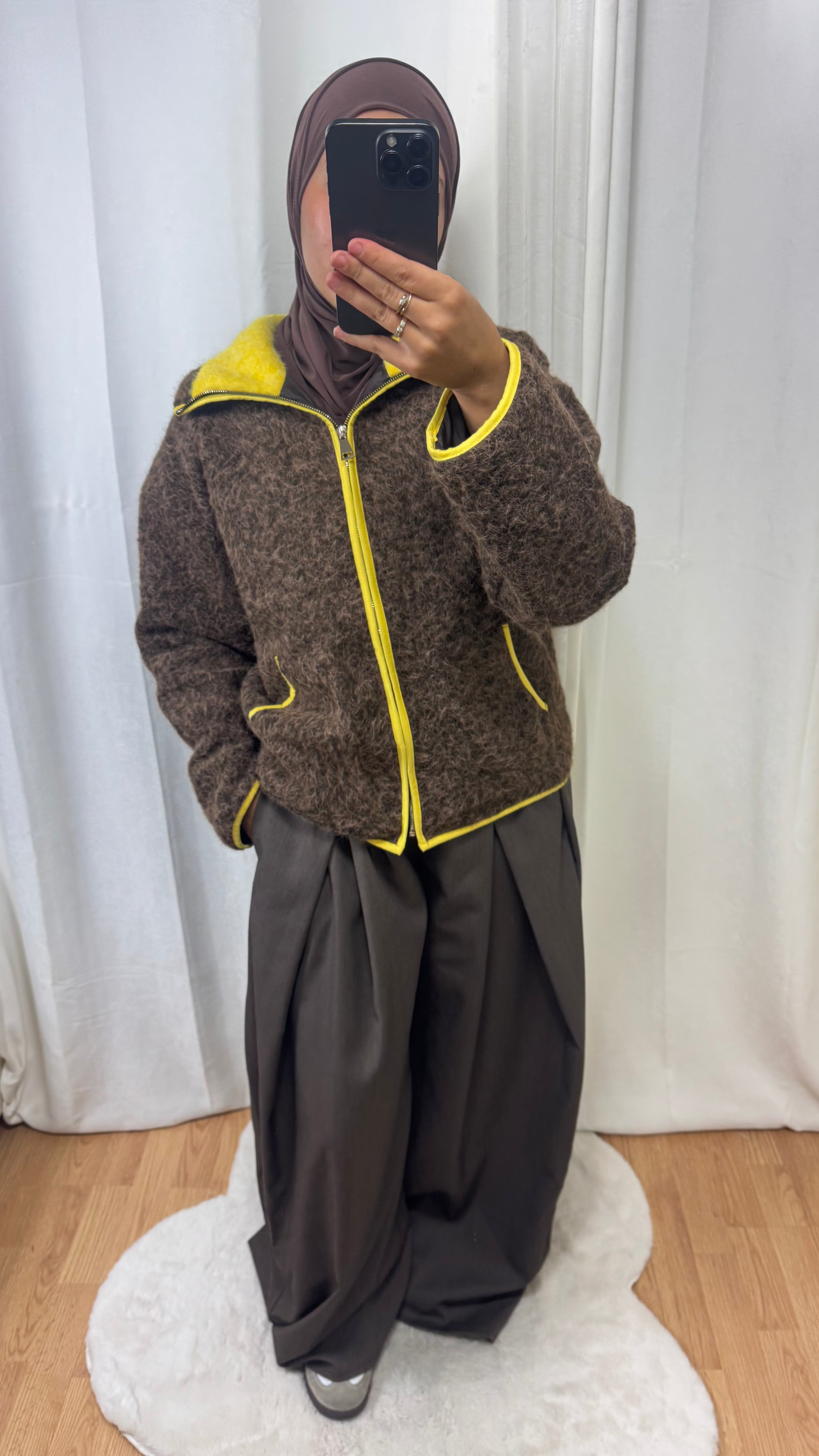 CARDIGAN ZARA - MARRON