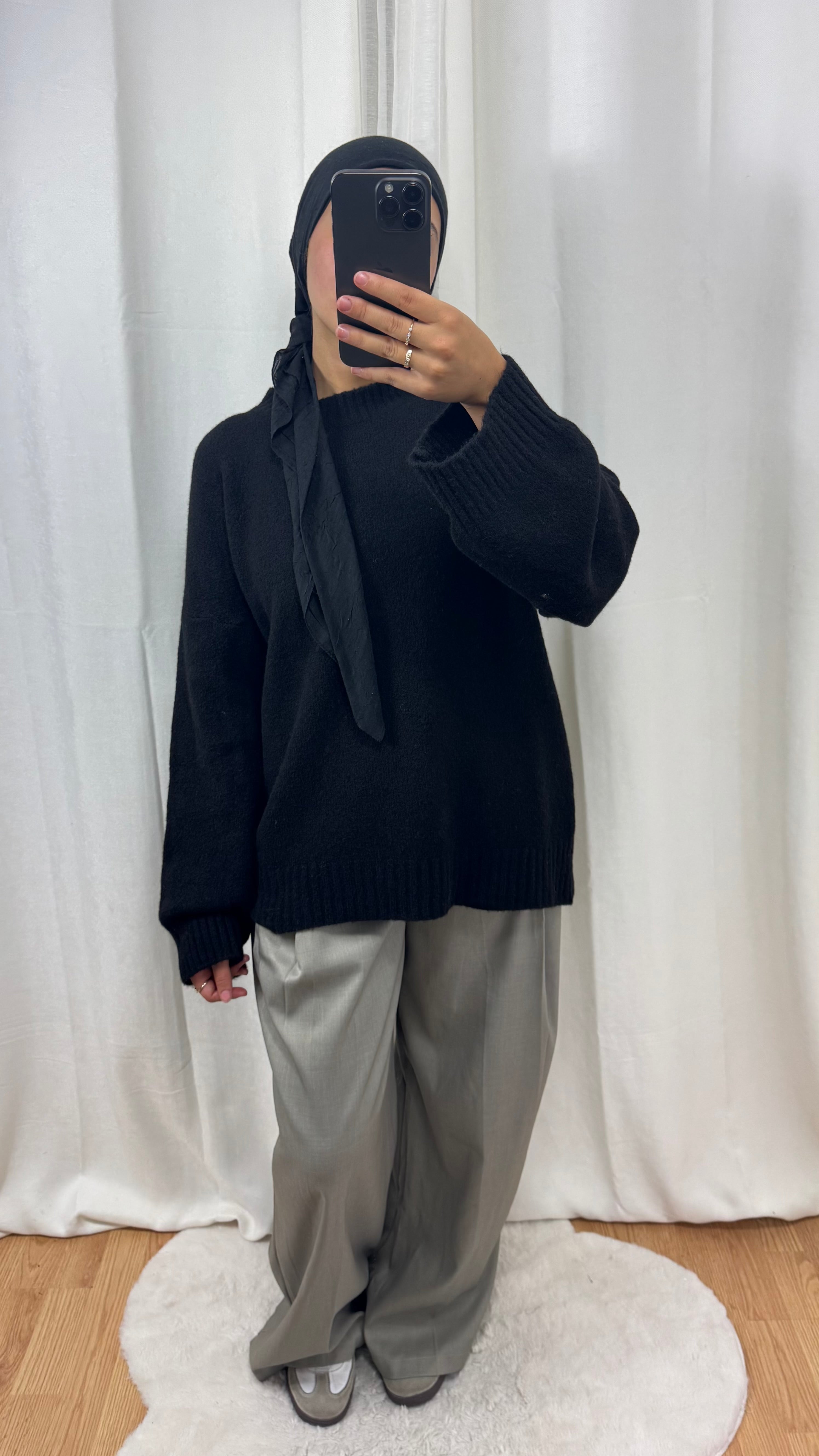 PULL CACHEMIRE - NOIR