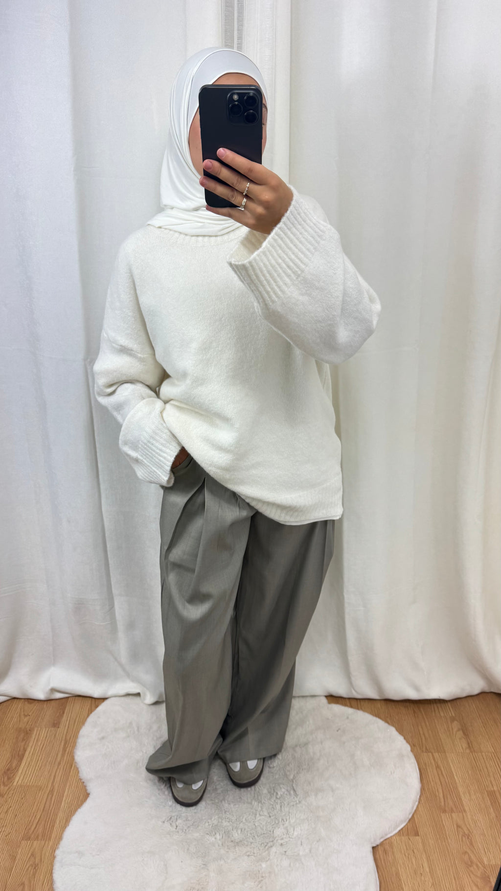 PULL CACHEMIRE - CRÈME