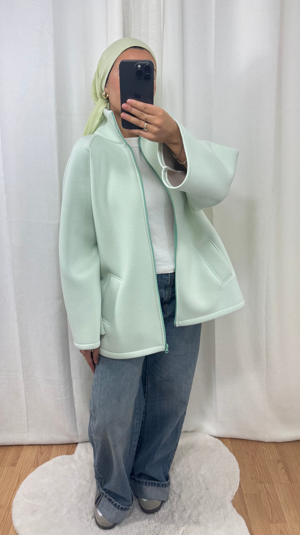 CARDIGAN LONG - VERT D’EAU