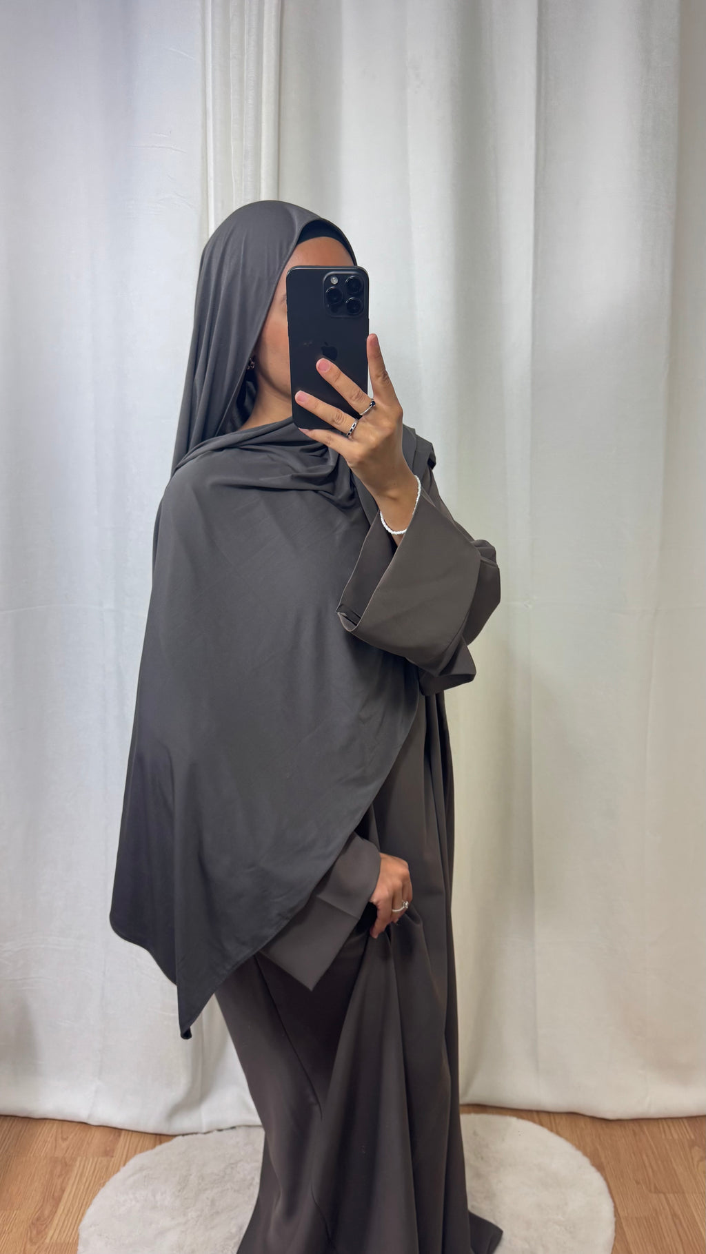 HIJAB JERSEY PREMIUM  - TAUPE