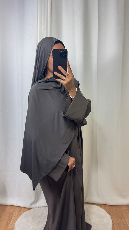 HIJAB JERSEY PREMIUM  - TAUPE