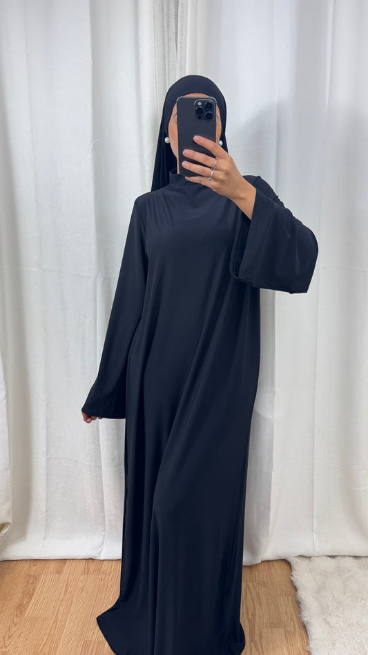 ABAYA JERSEY PREMIUM DE LUXE - NOIR