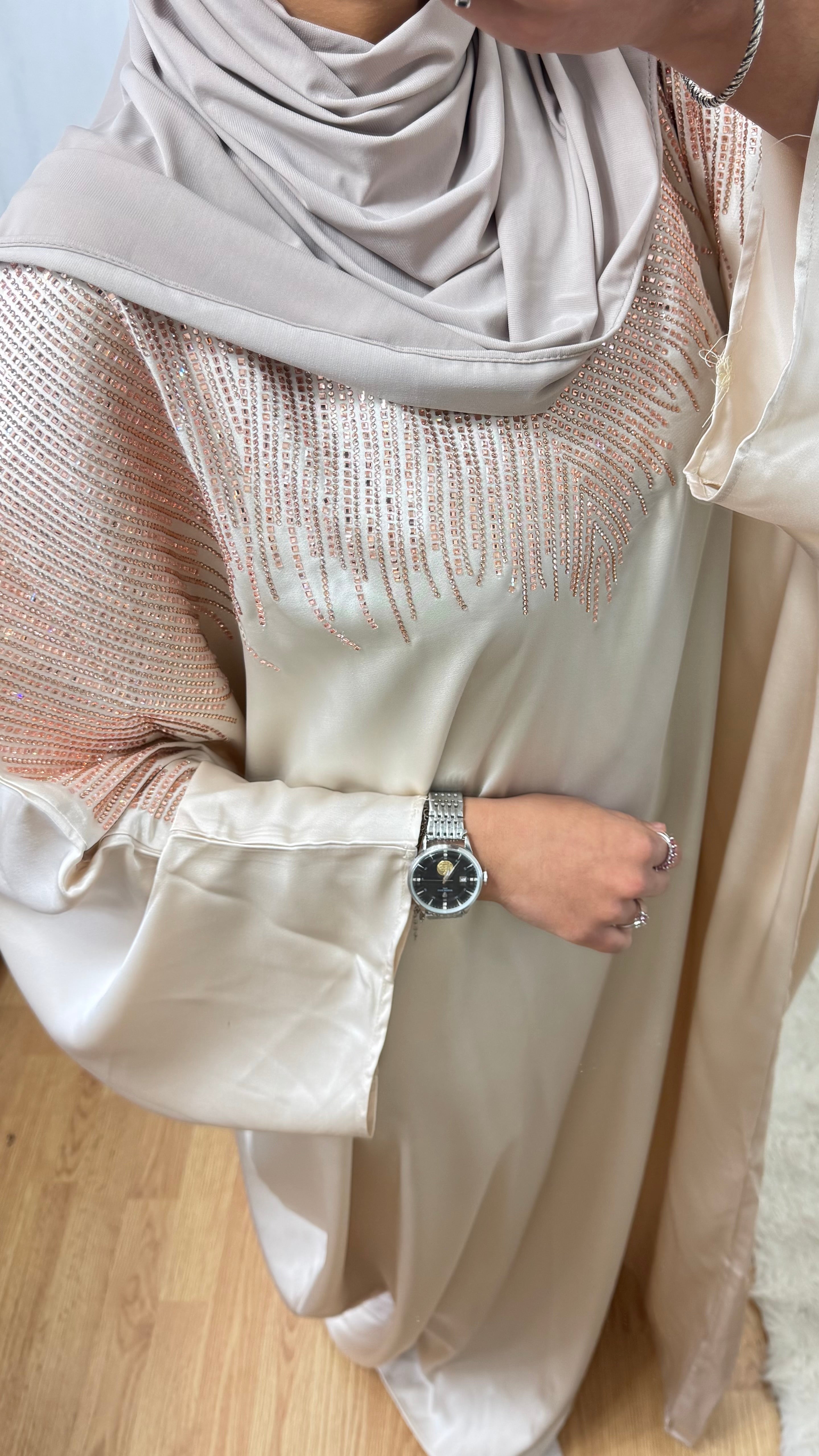 ABAYA PERLA - BEIGE