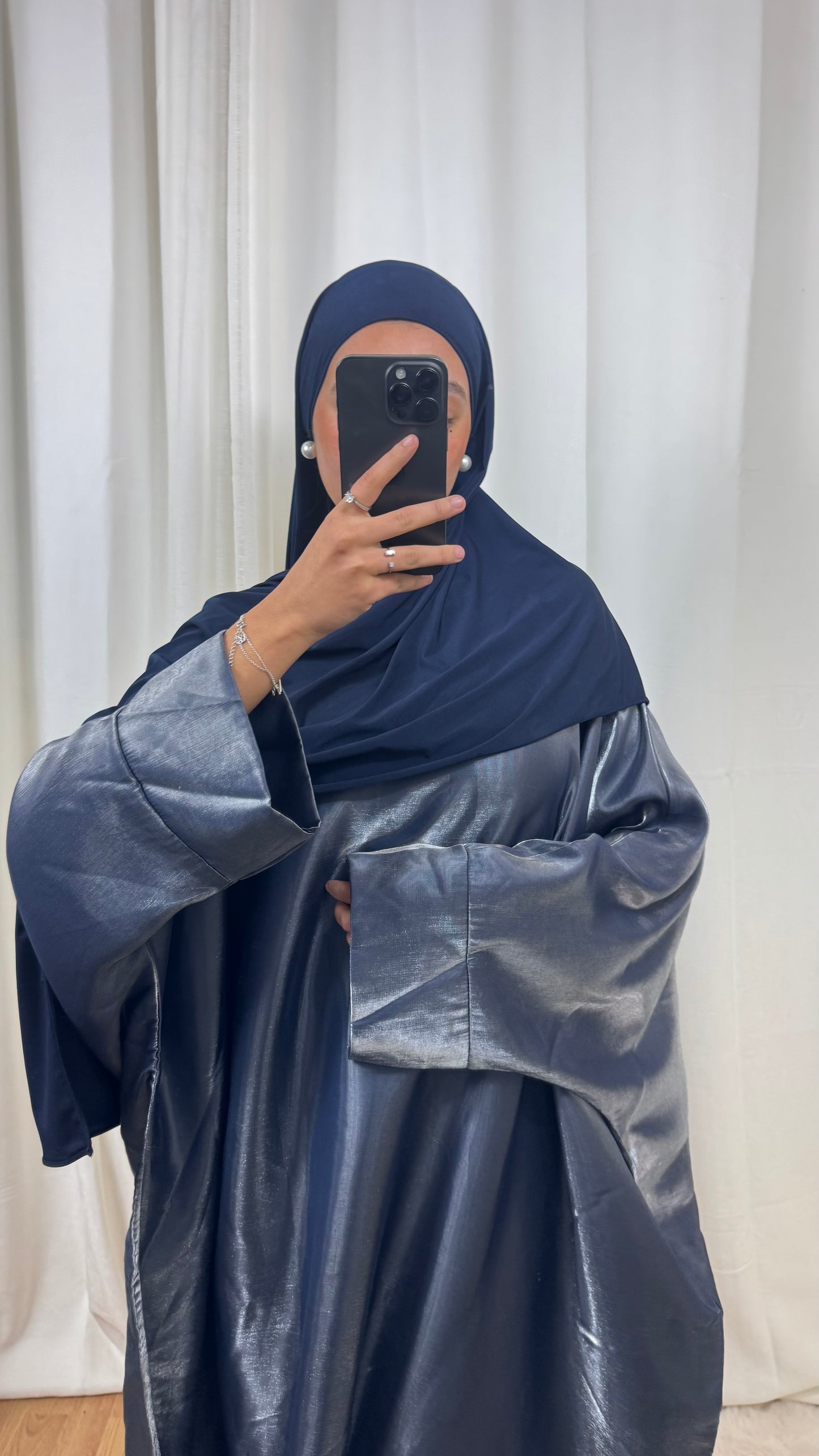 ABAYA KHALEEDJI - BLEU MARINE