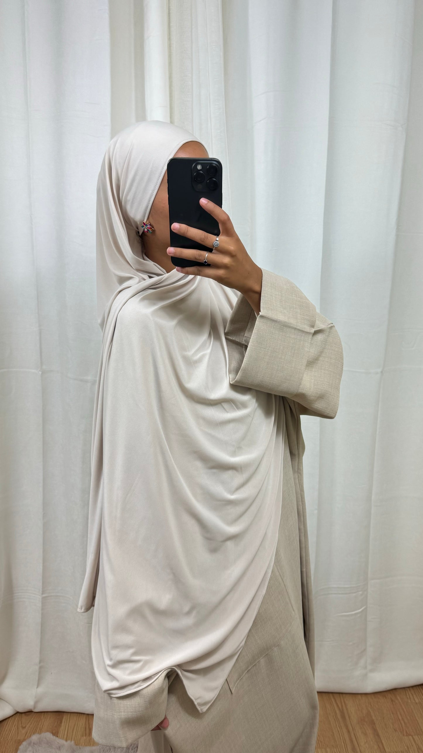 HIJAB JERSEY PREMIUM - BEIGE