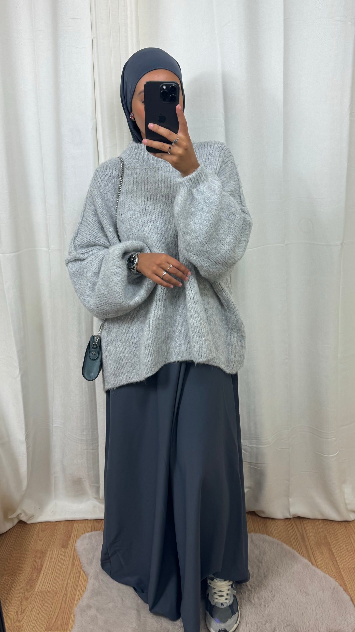 PULL LOLA - GRIS CLAIR