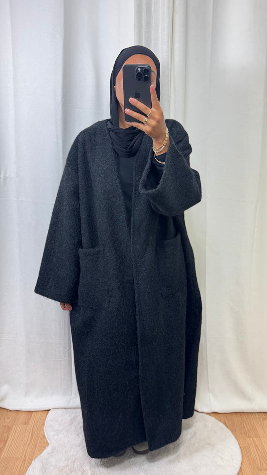 MANTEAU ANNAËL - NOIR
