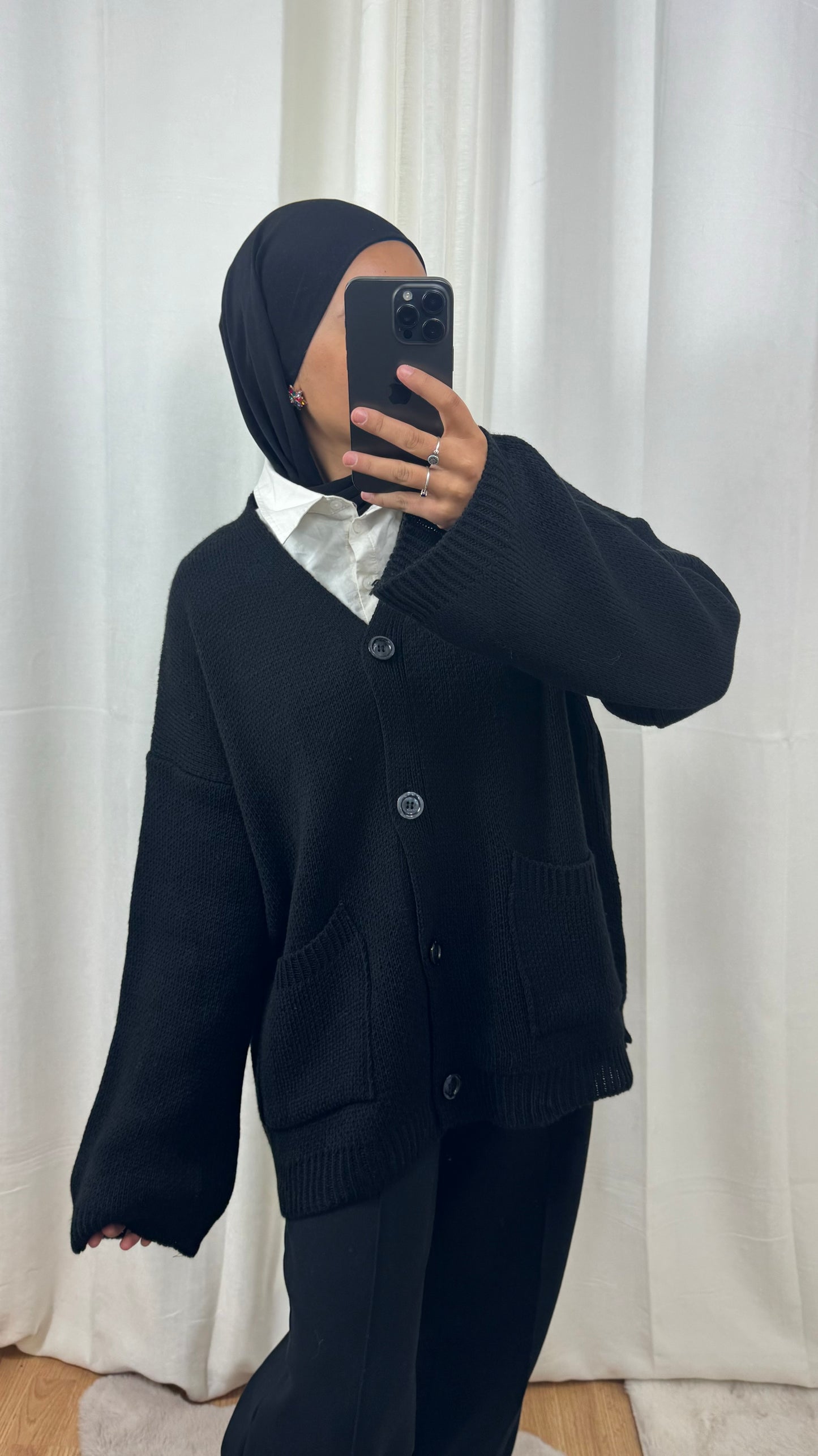 CARDIGAN TANINA - NOIR