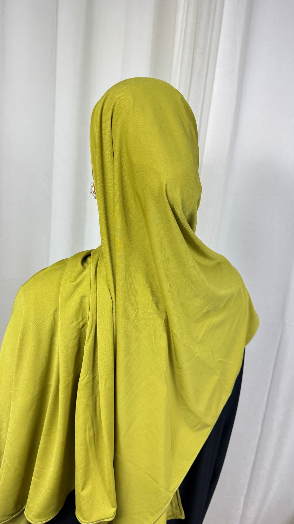 HIJAB JERSEY PREMIUM - OLIVE FONCÉ