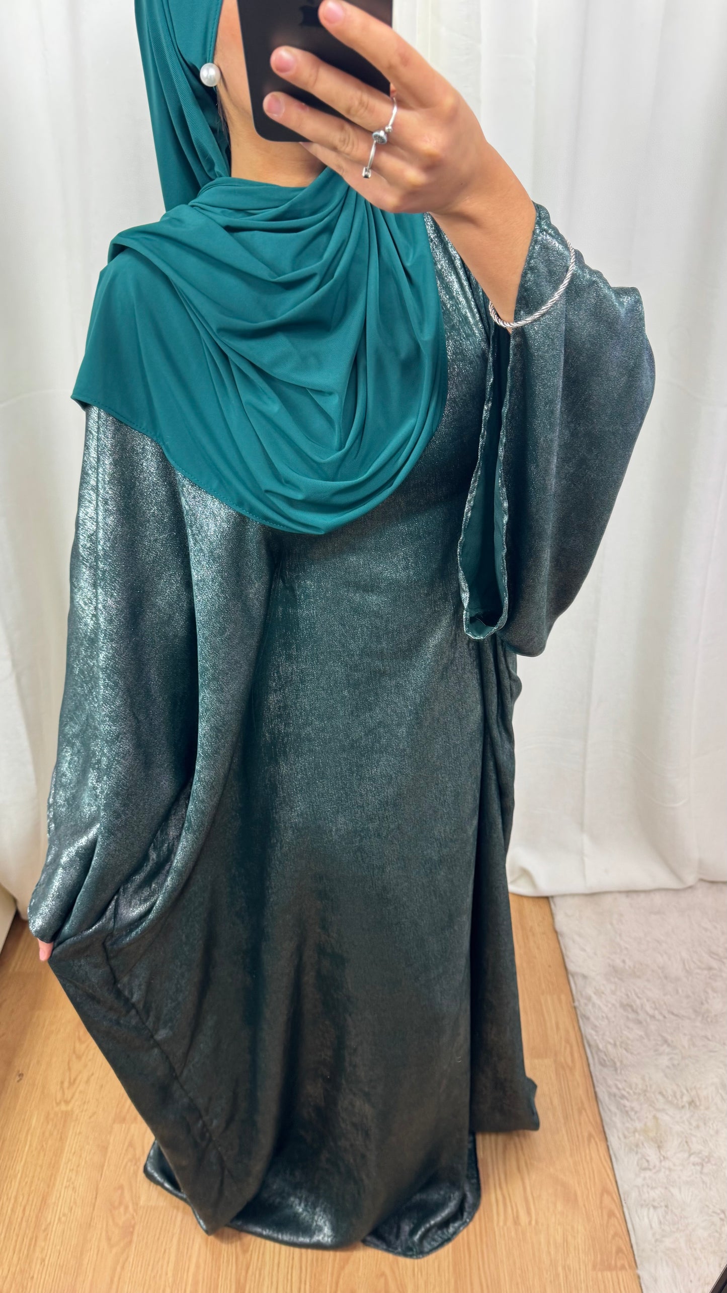 ROBE NOUR - VERT BOUTEILLE