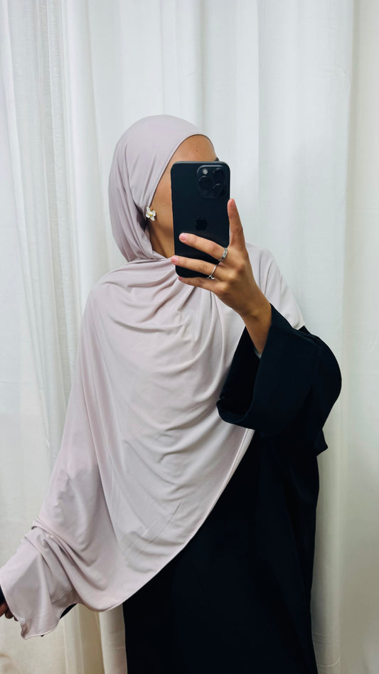 HIJAB JERSEY PREMIUM - ROSE POUDRÉ