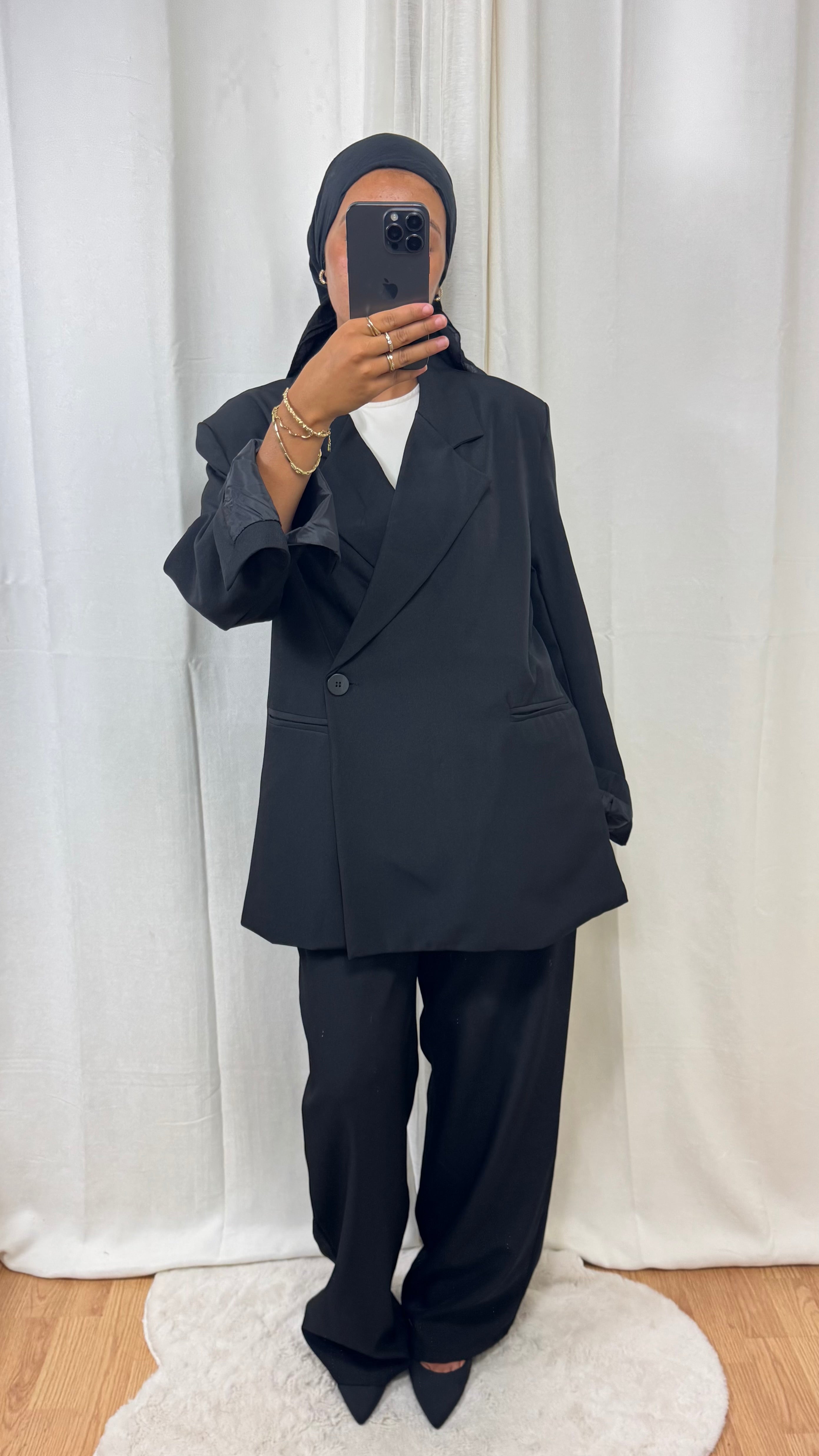 ENSEMBLE BLAZER - NOIR