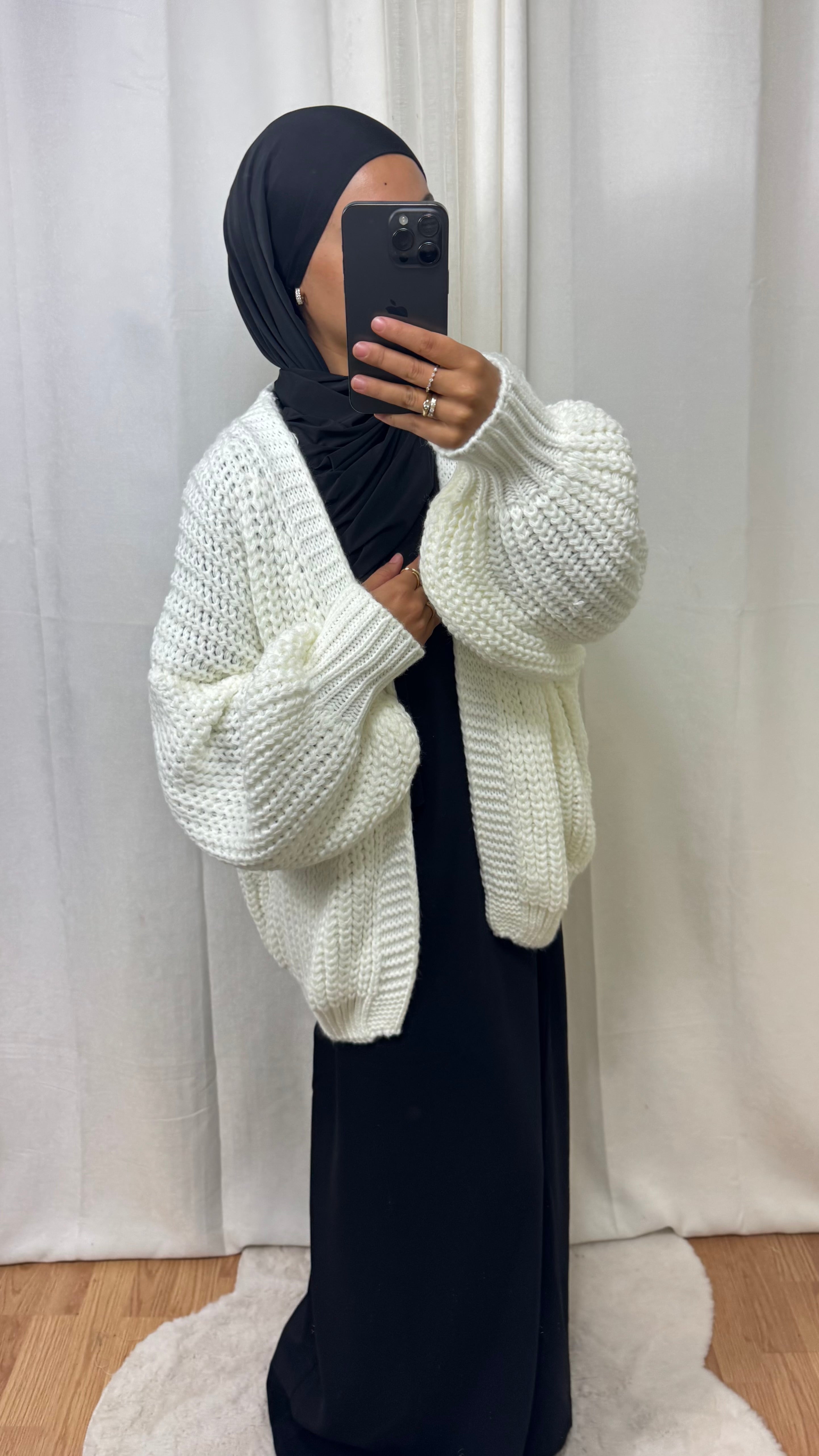 GILET MAILLE - CRÈME