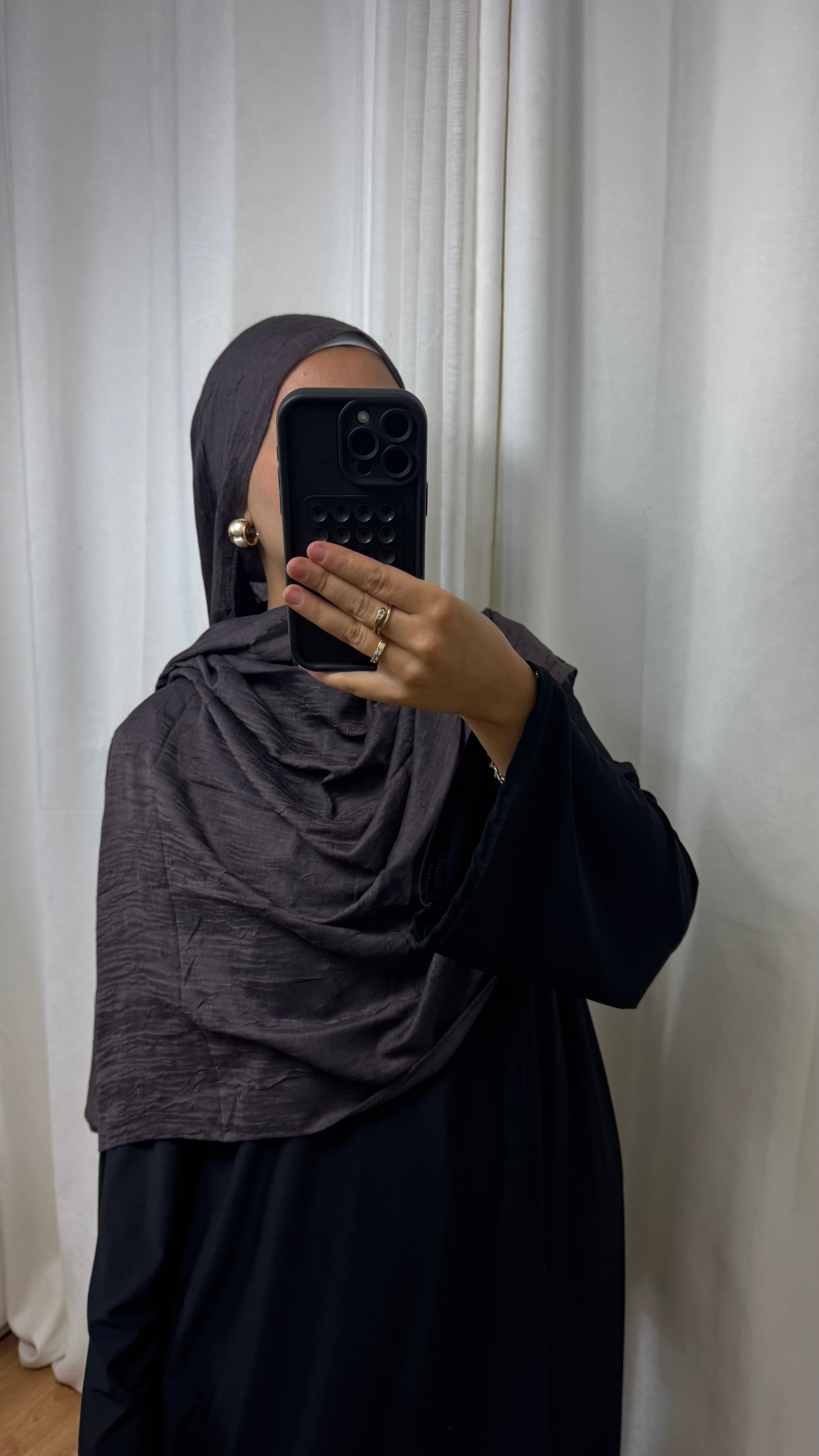 HIJAB COTON BAMBOO - MARRON