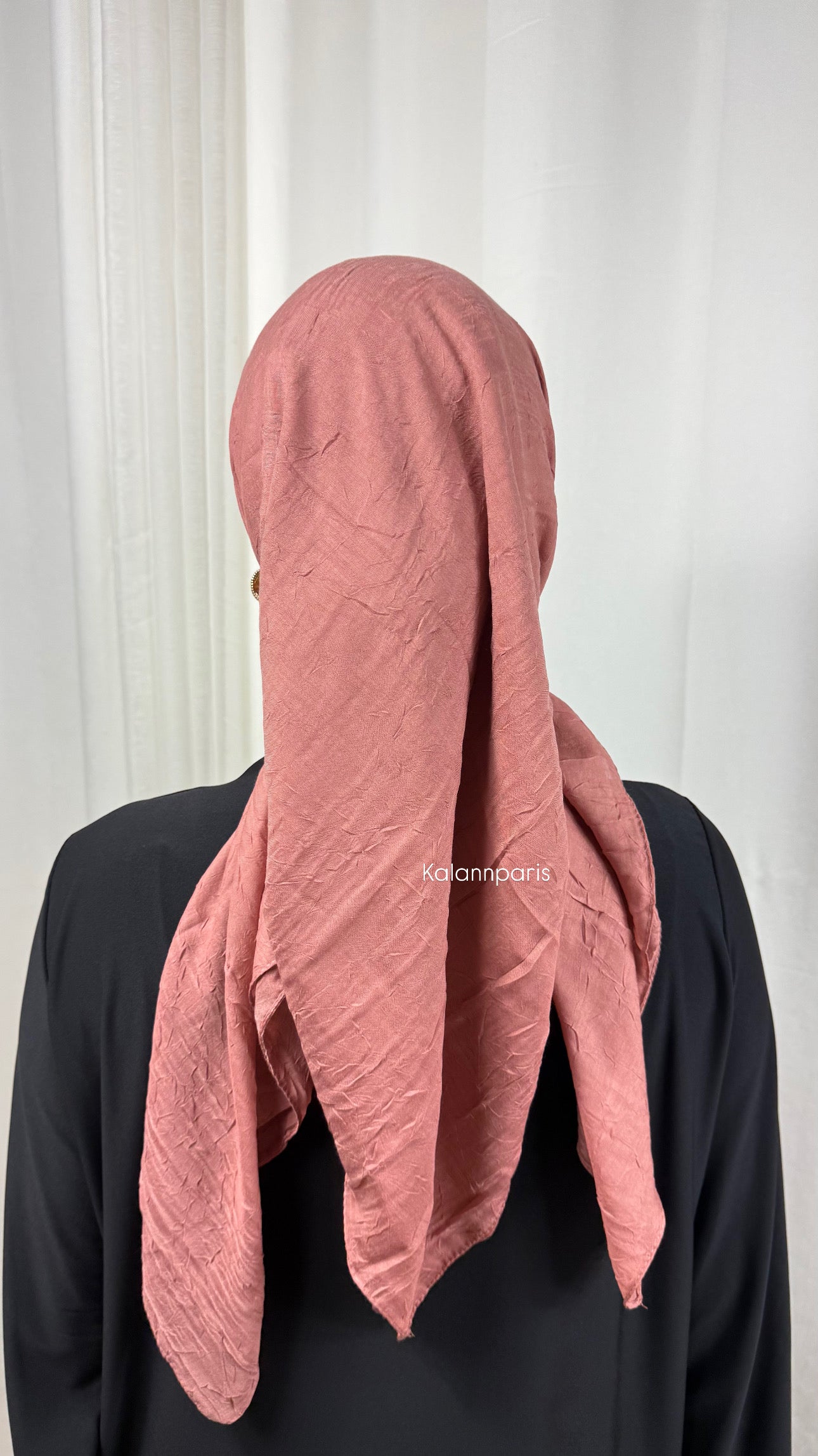 CARRÉ COTON BAMBOO - TERRACOTA