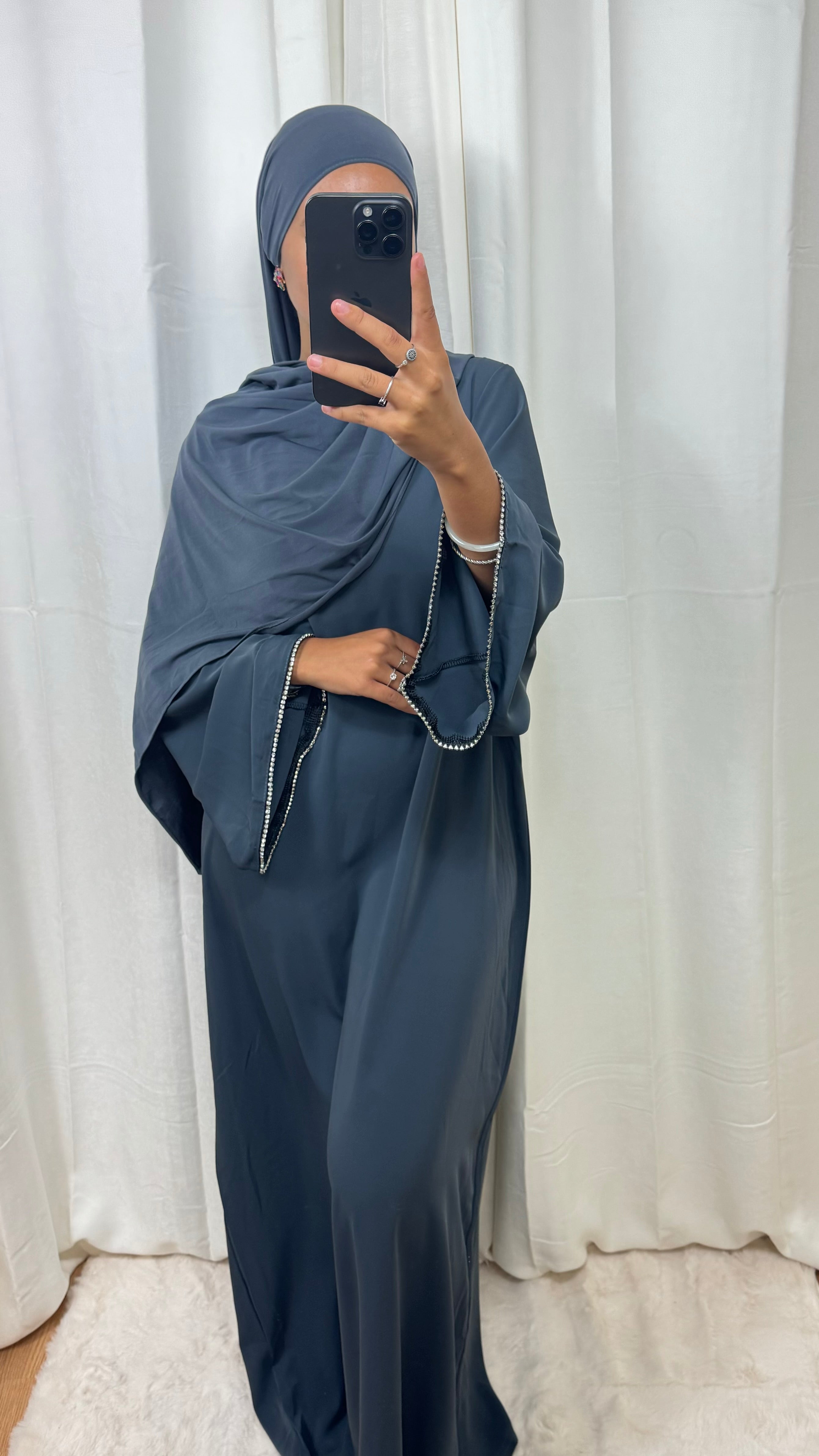 ABAYA SOLÉA - GRIS