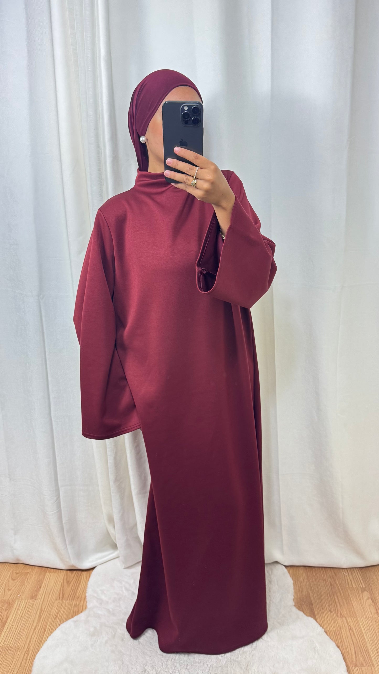 ABAYA HIVER - BORDEAUX
