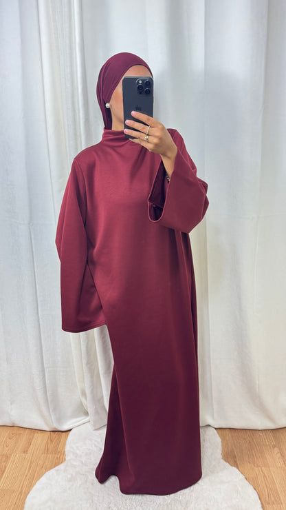 ABAYA HIVER - BORDEAUX