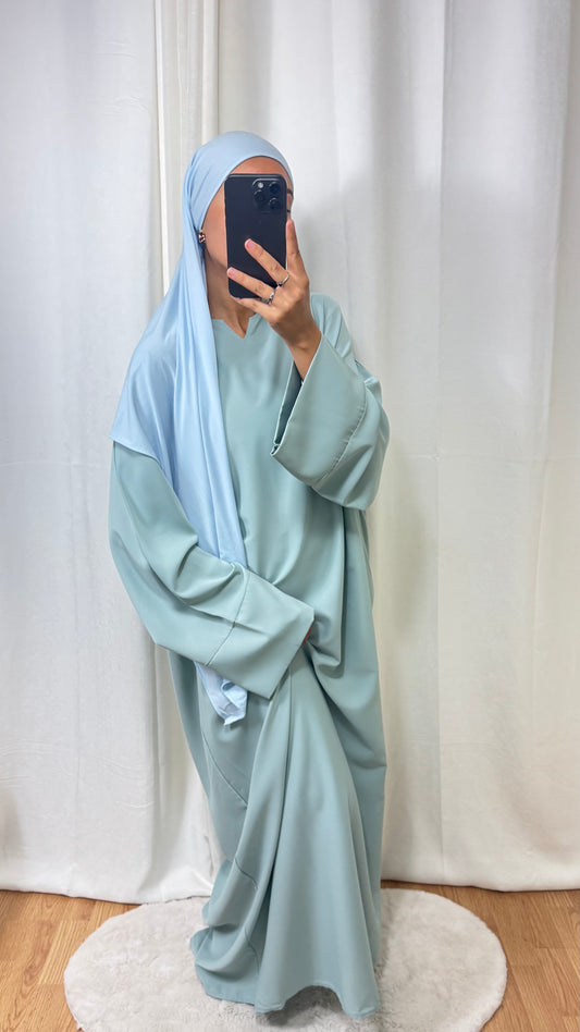 ABAYA AMBREEN - VERT D’EAU