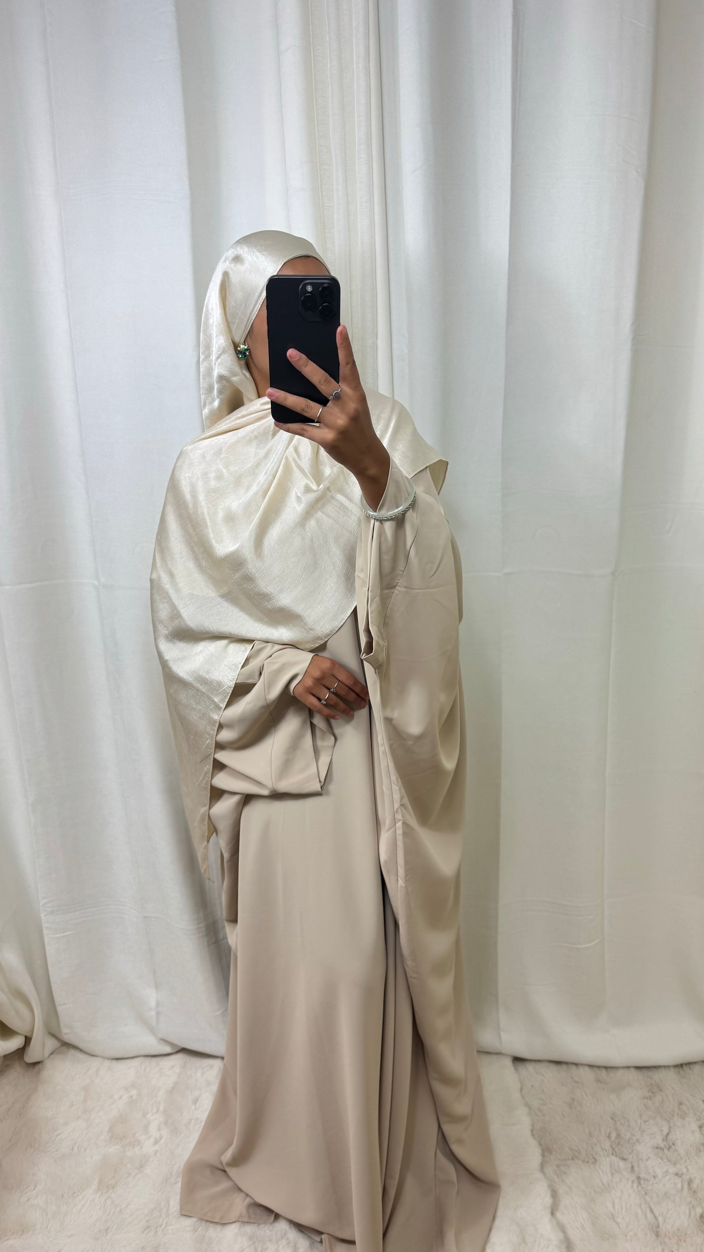 ABAYA SAOUDIENNE ELEGANCE - BEIGE