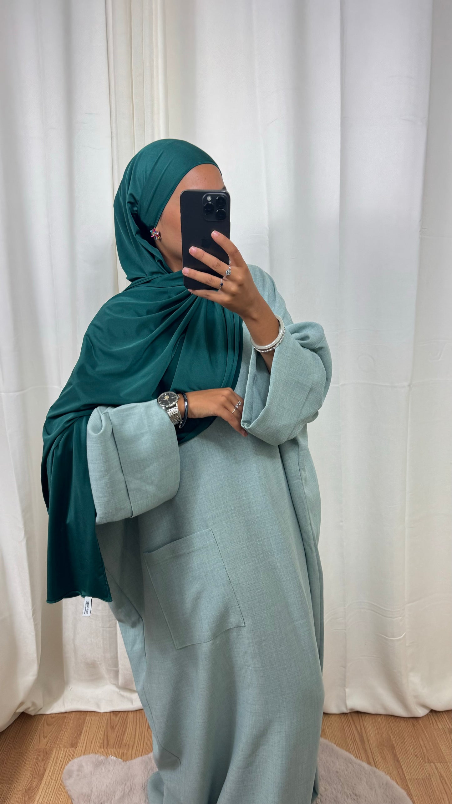 ABAYA AMBRE - VERT D’EAU