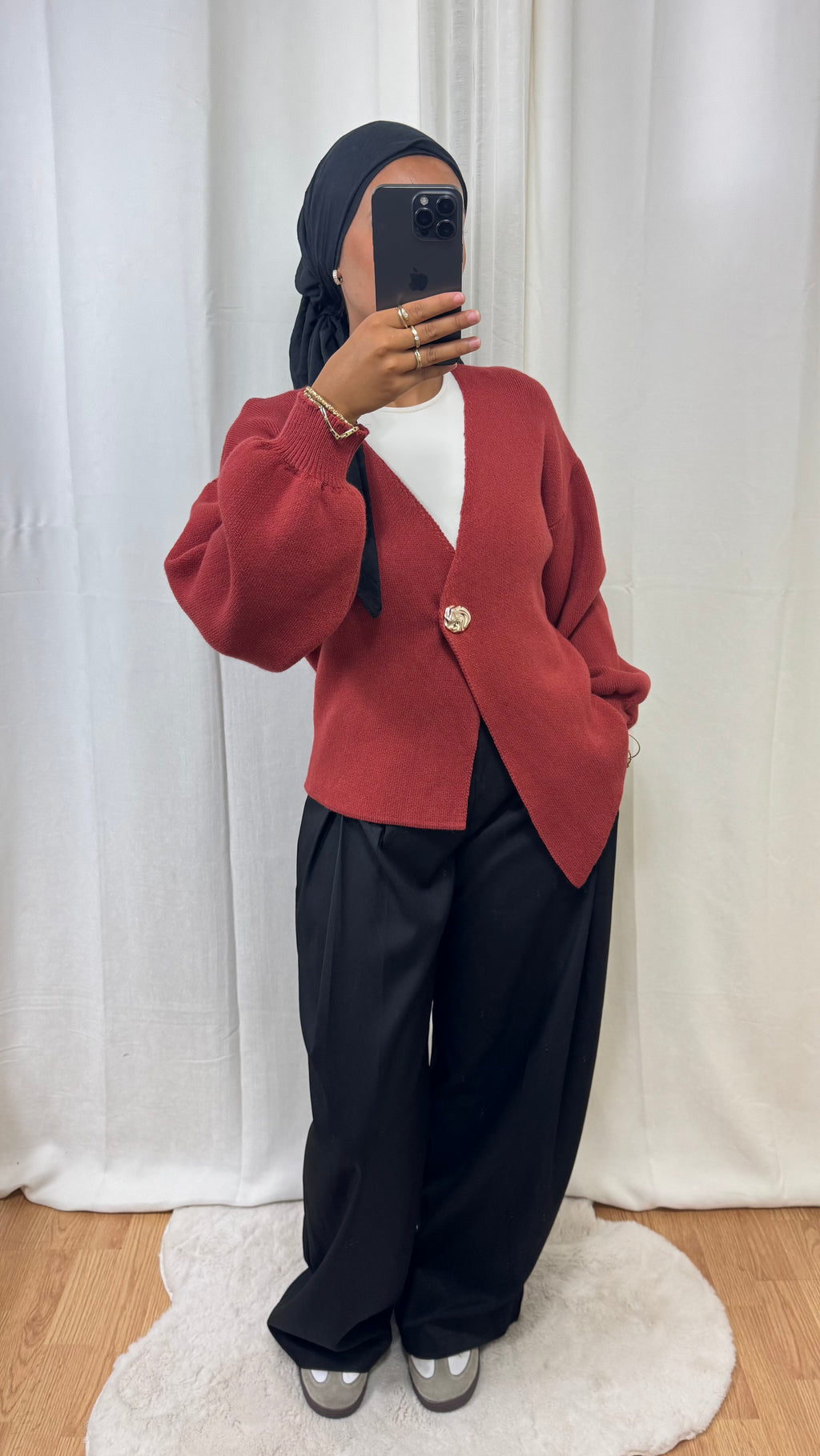 CARDIGAN - ROUILLE