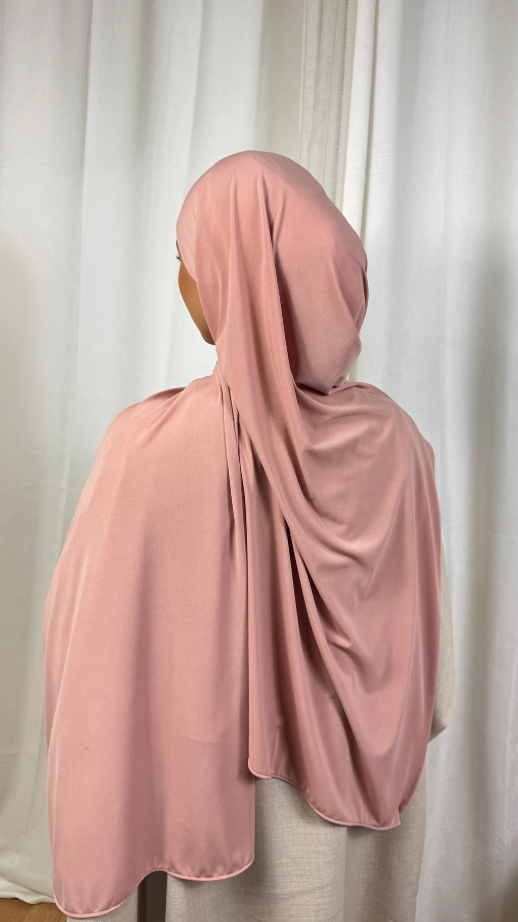 HIJAB JERSEY PREMIUM - SAUMON