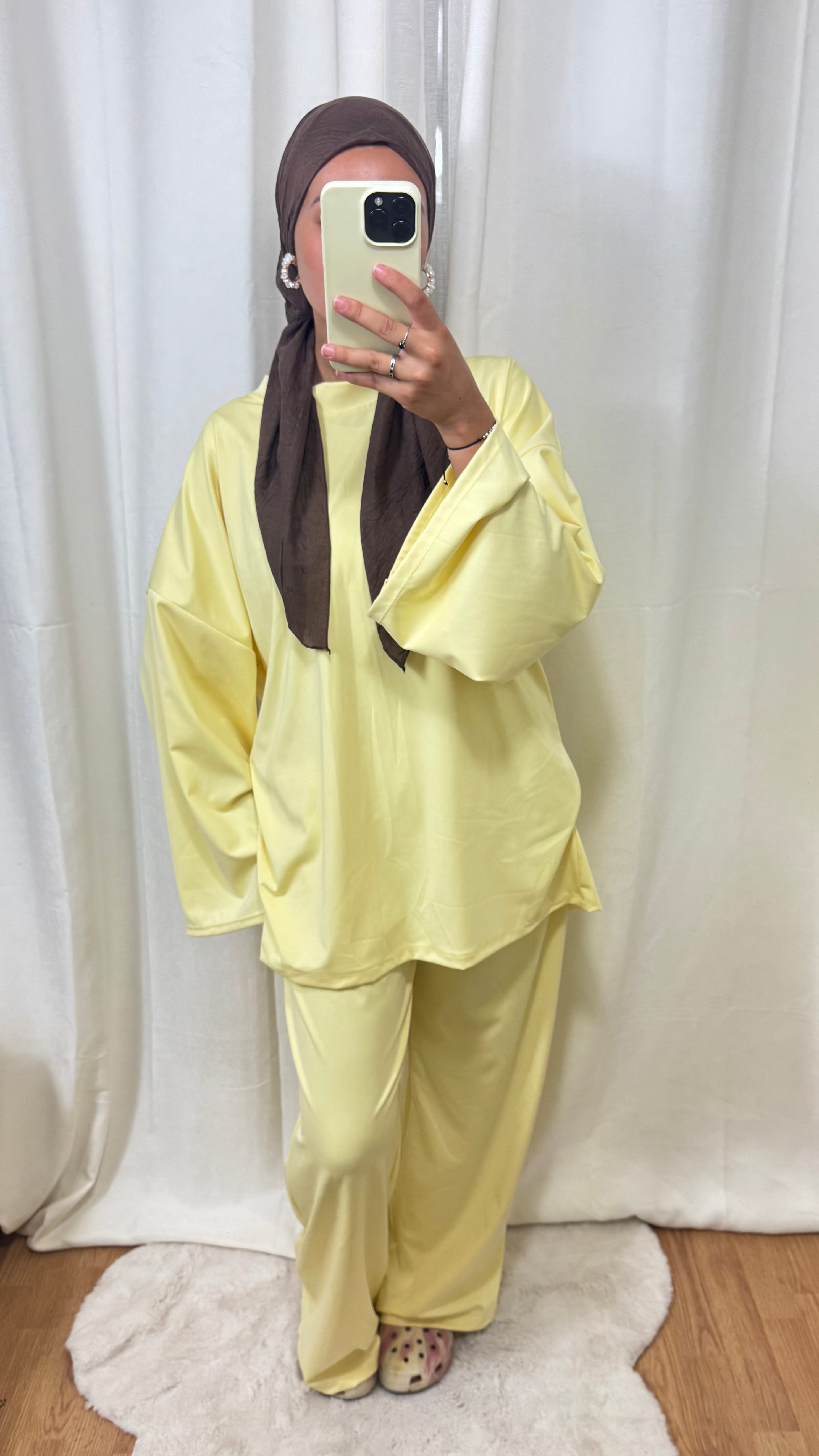 BURKINI CLASSY - JAUNE PÂLE