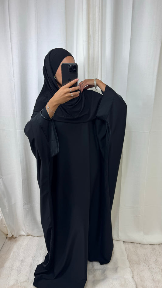 ABAYA SAOUDIENNE ELEGANCE - NOIR