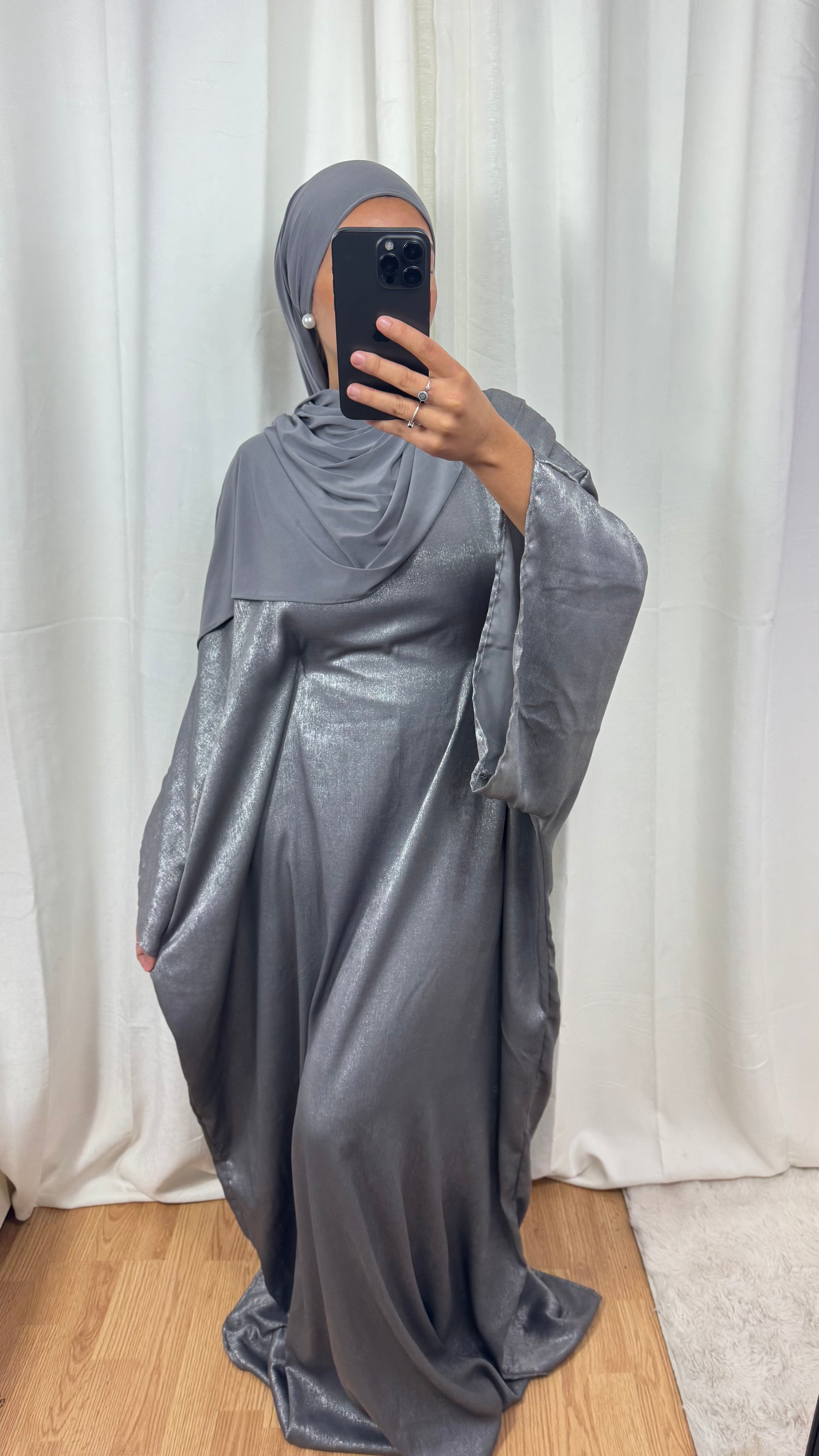 ROBE NOUR CRÉATION - GRIS