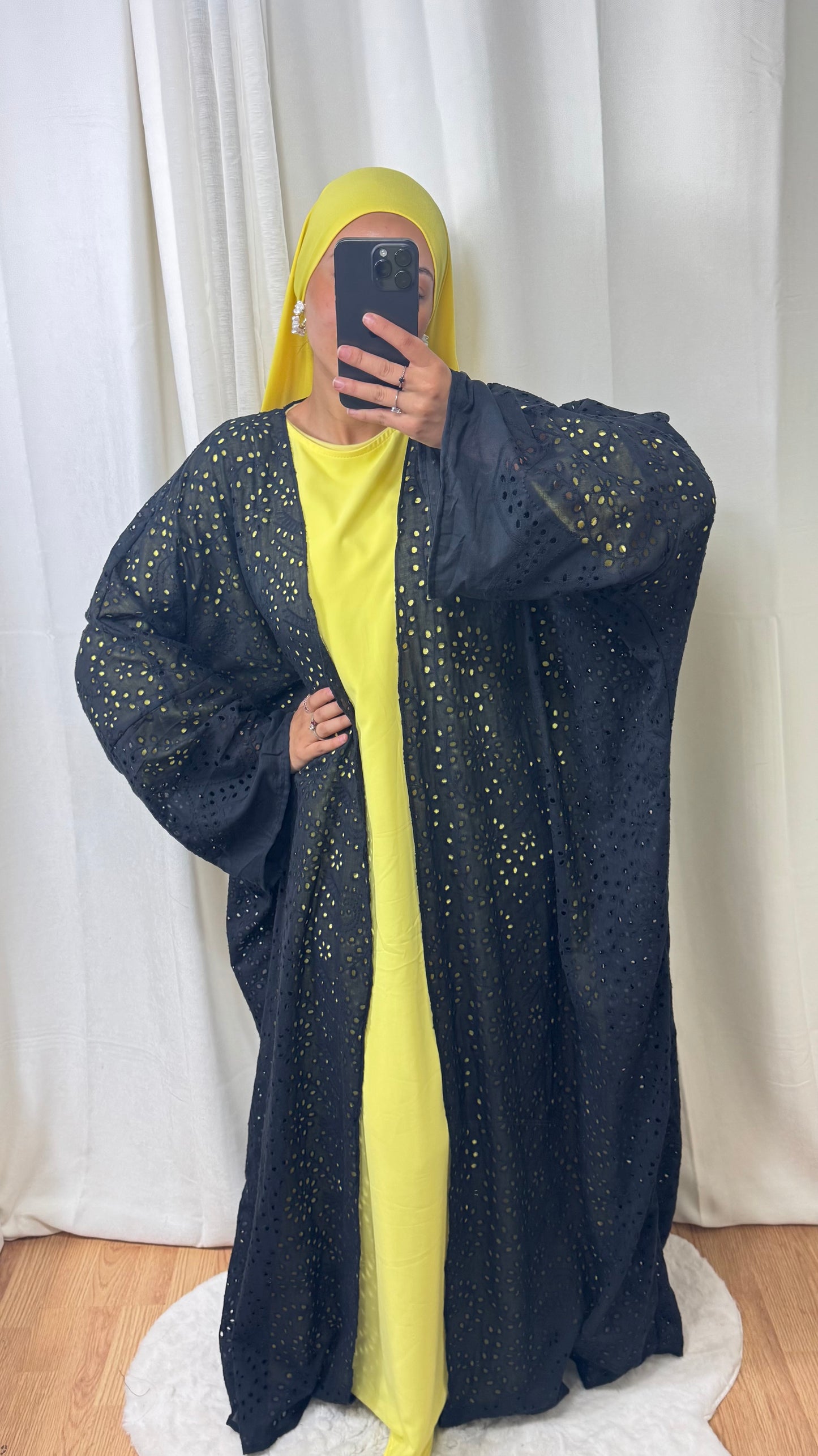 KIMONO CRÉATION ZAHRA - NOIR