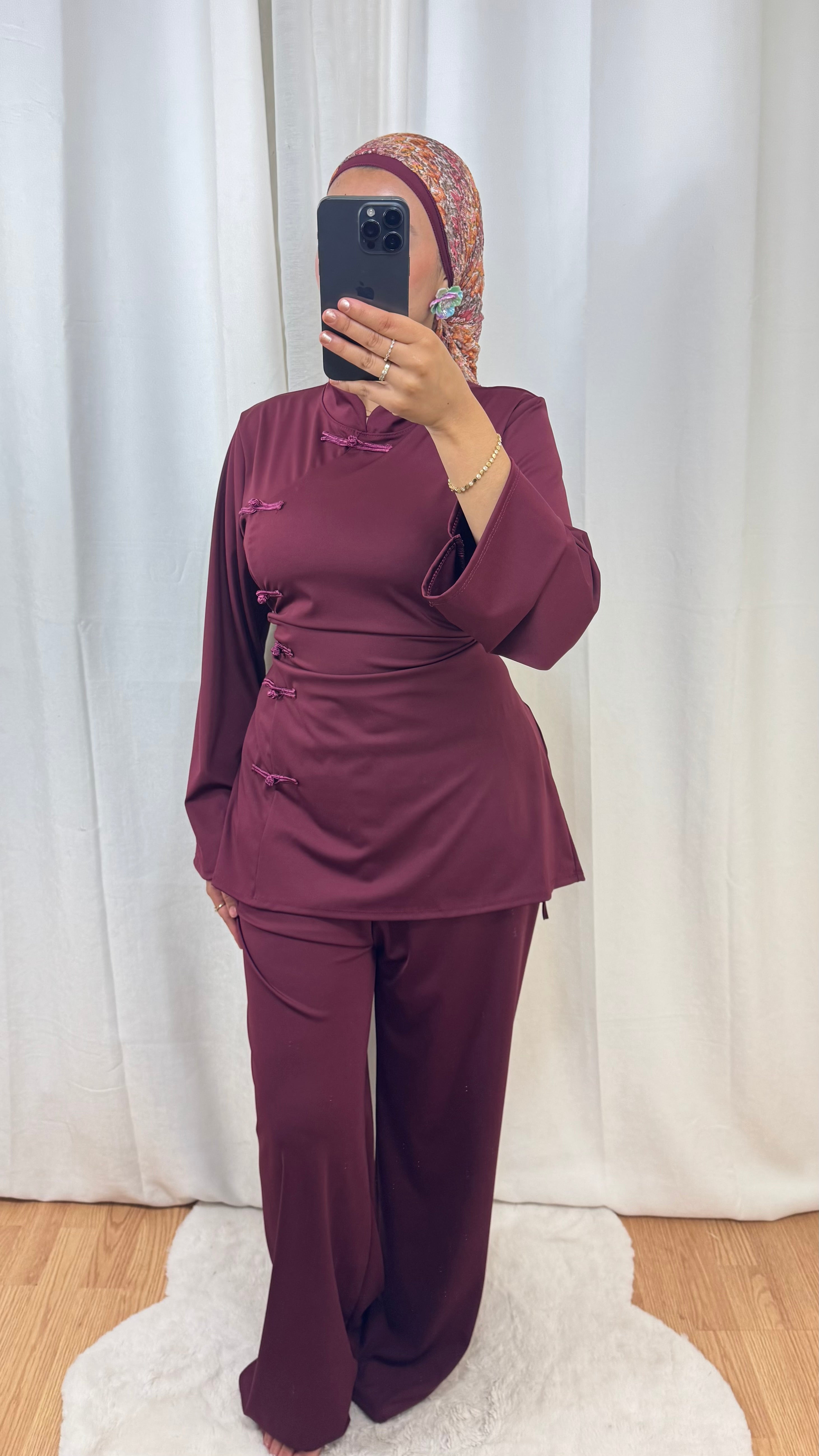BURKINI SAKURA CINTRÉ - BORDEAUX