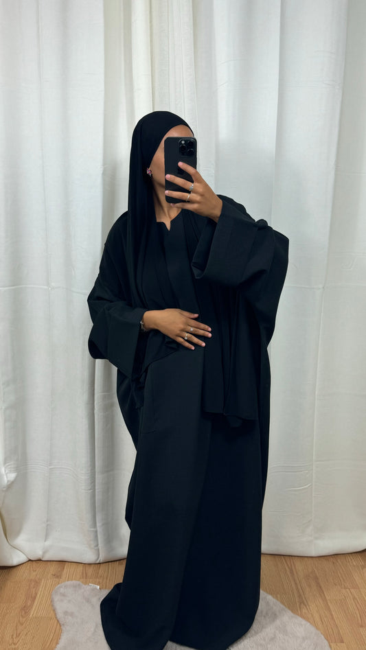 ABAYA AMBRE - NOIR