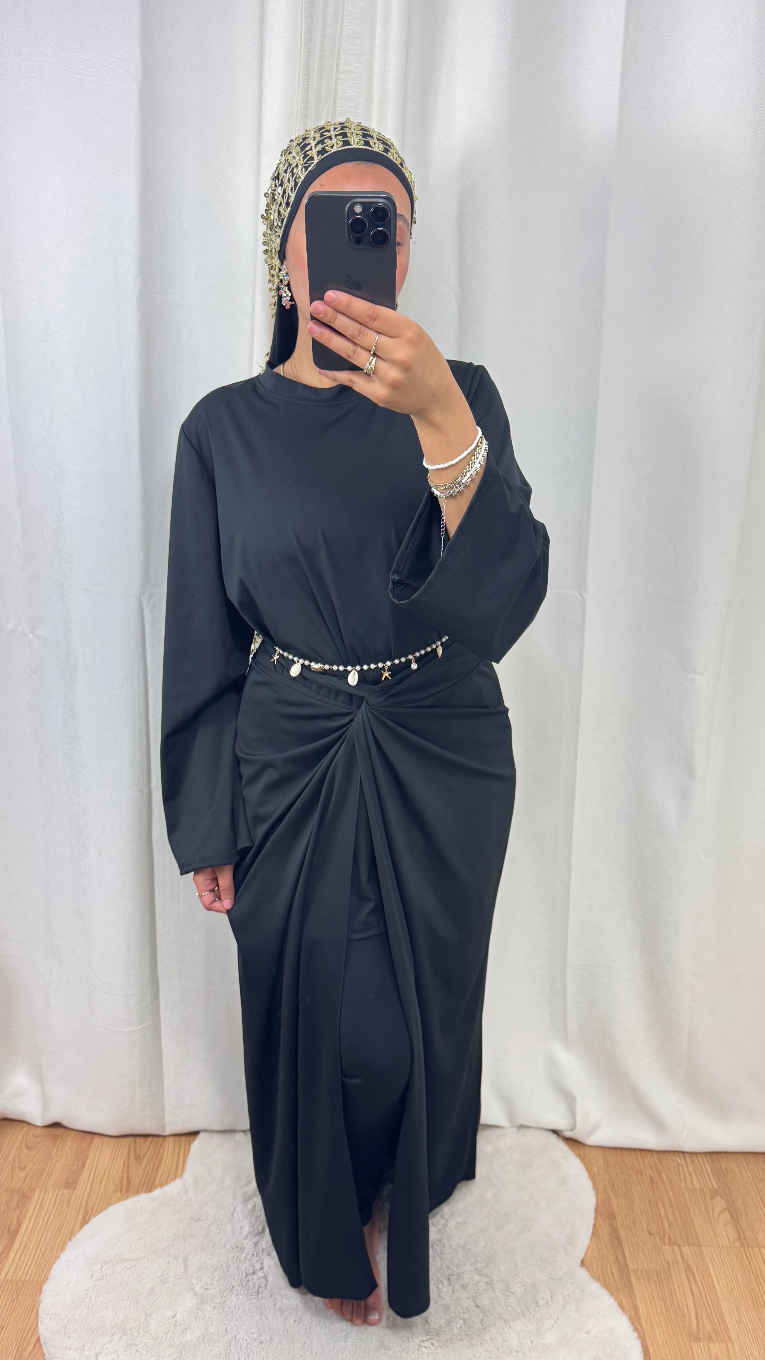 BURKINI 4 PIÈCES JUPE À NOUER