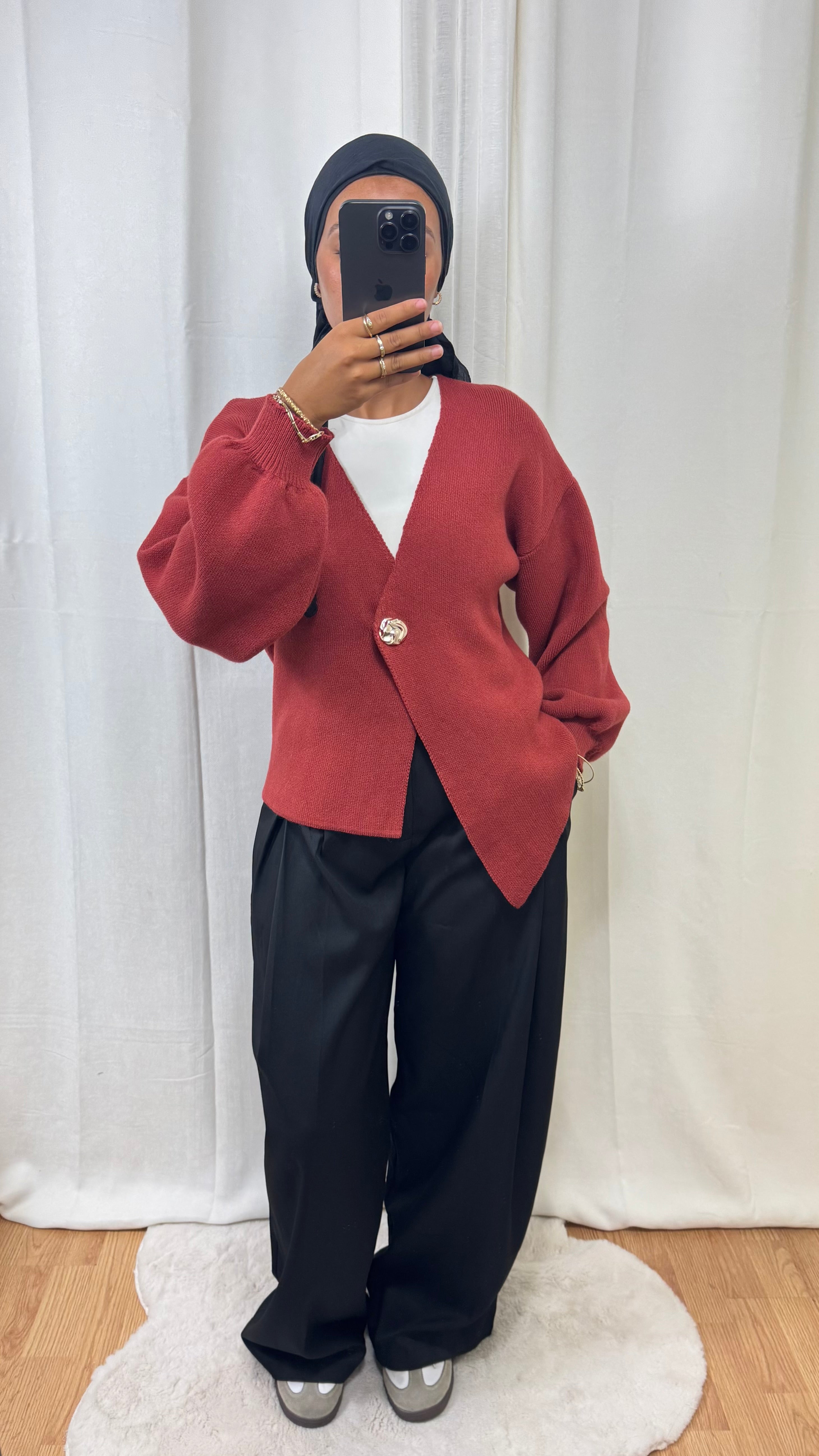 CARDIGAN - ROUILLE