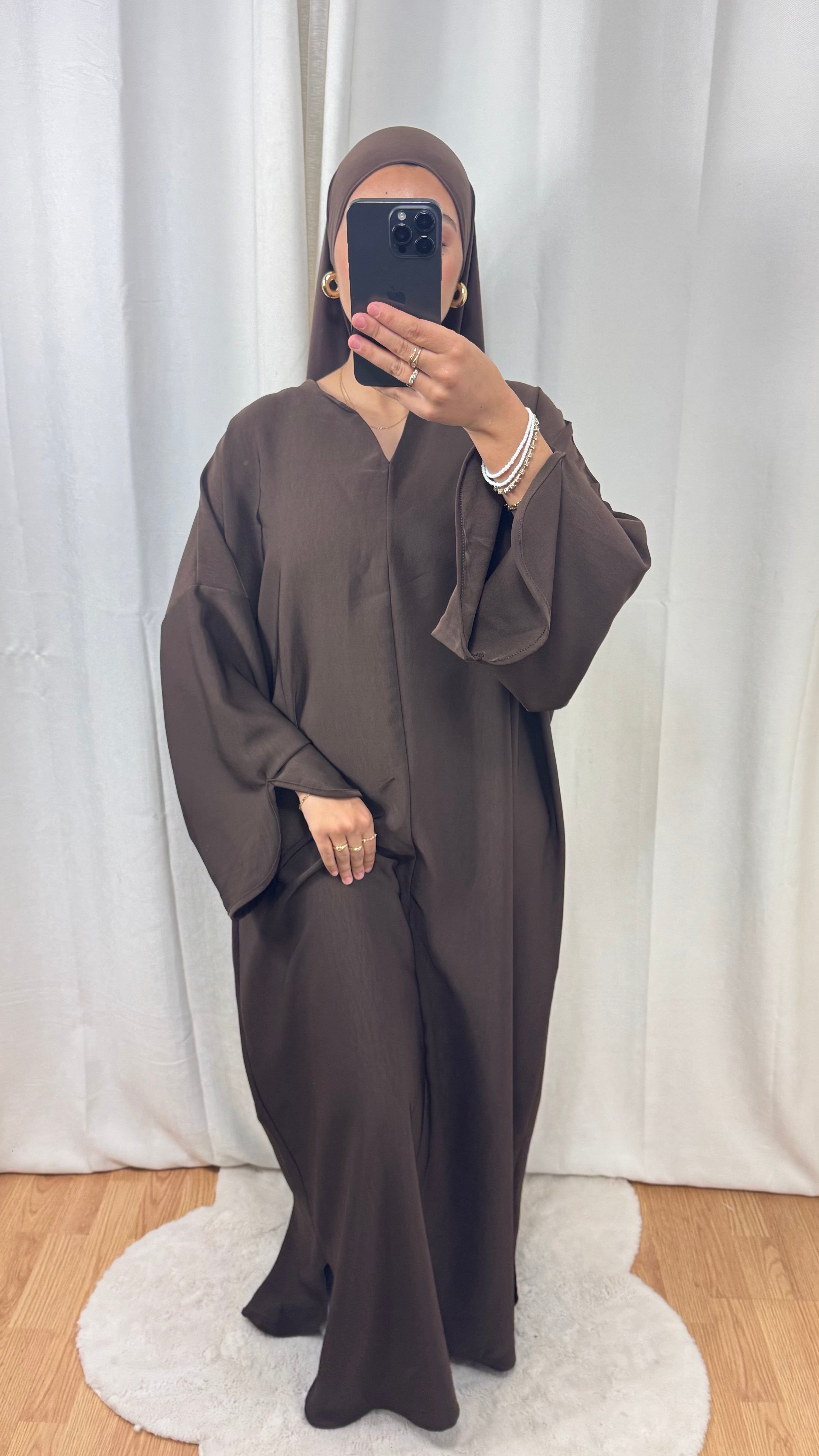 ABAYA DISTINGUÉE - CHOCOLAT