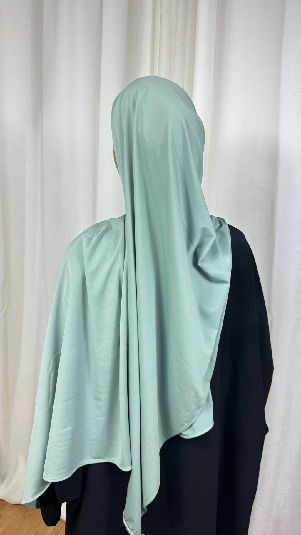 HIJAB JERSEY PREMIUM  - VERT D’EAU