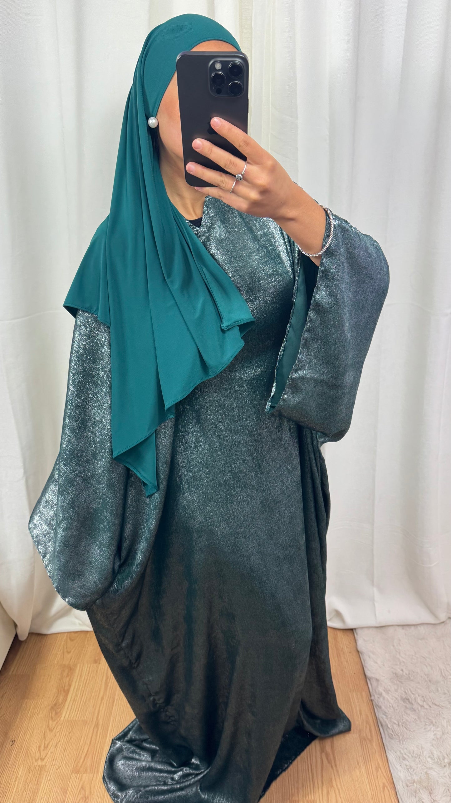 ROBE NOUR - VERT BOUTEILLE