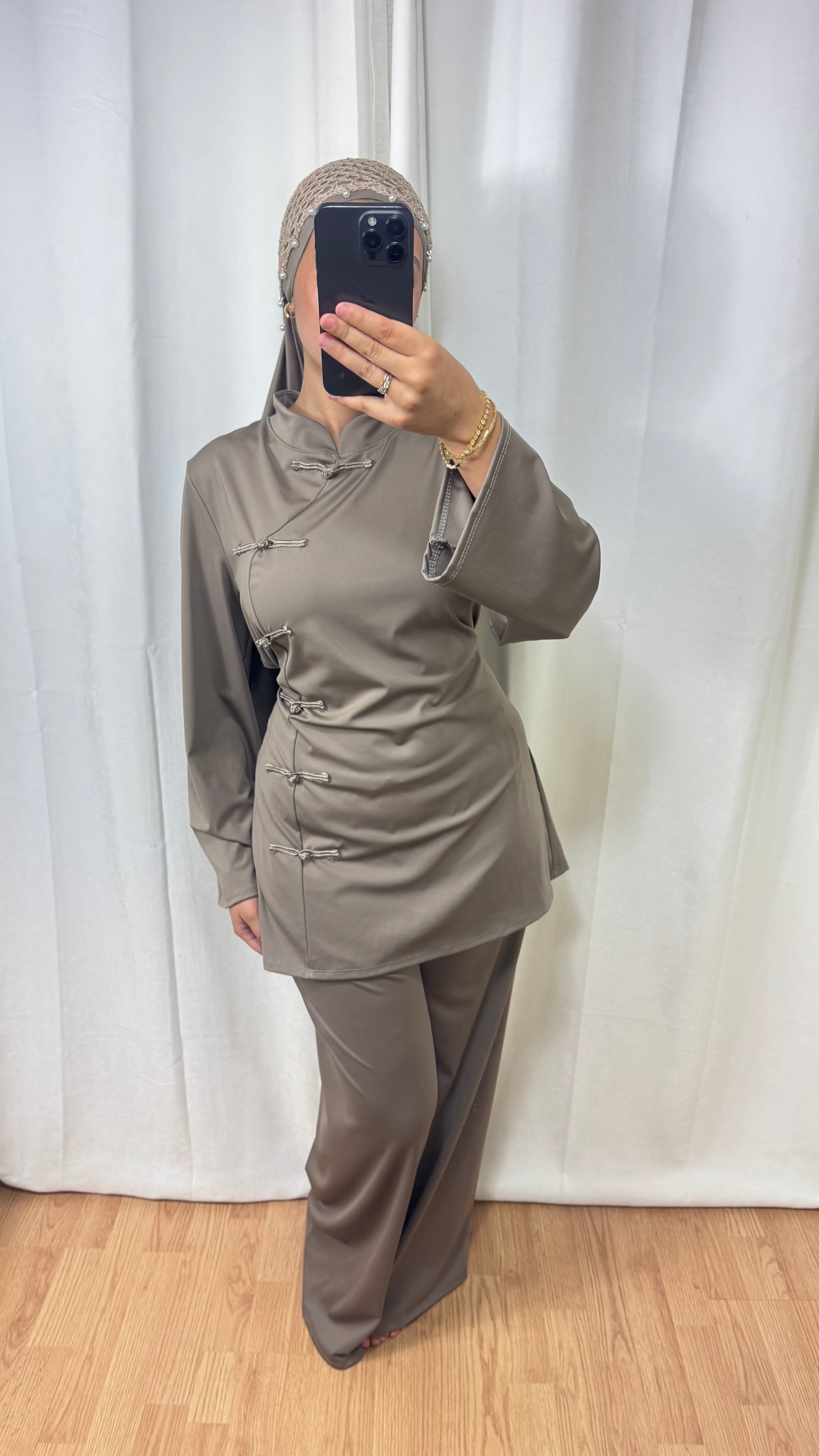 BURKINI SAKURA CINTRÉ - TAUPE