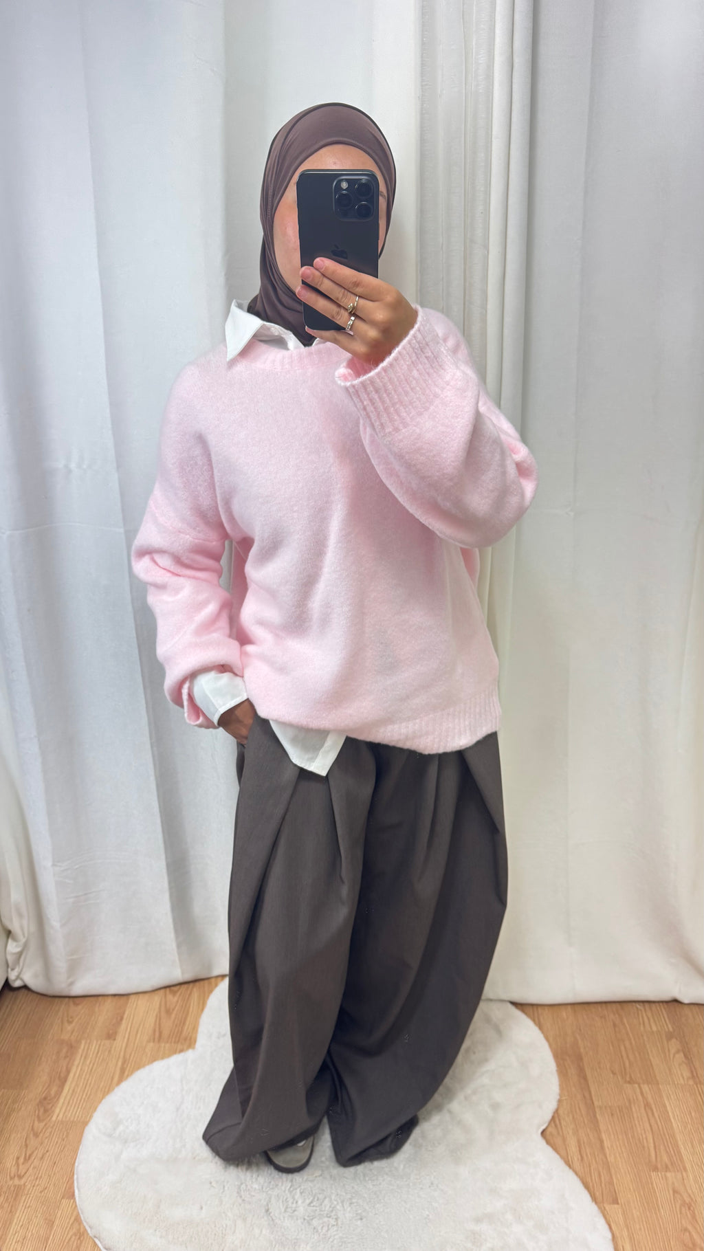PULL CACHEMIRE - ROSE